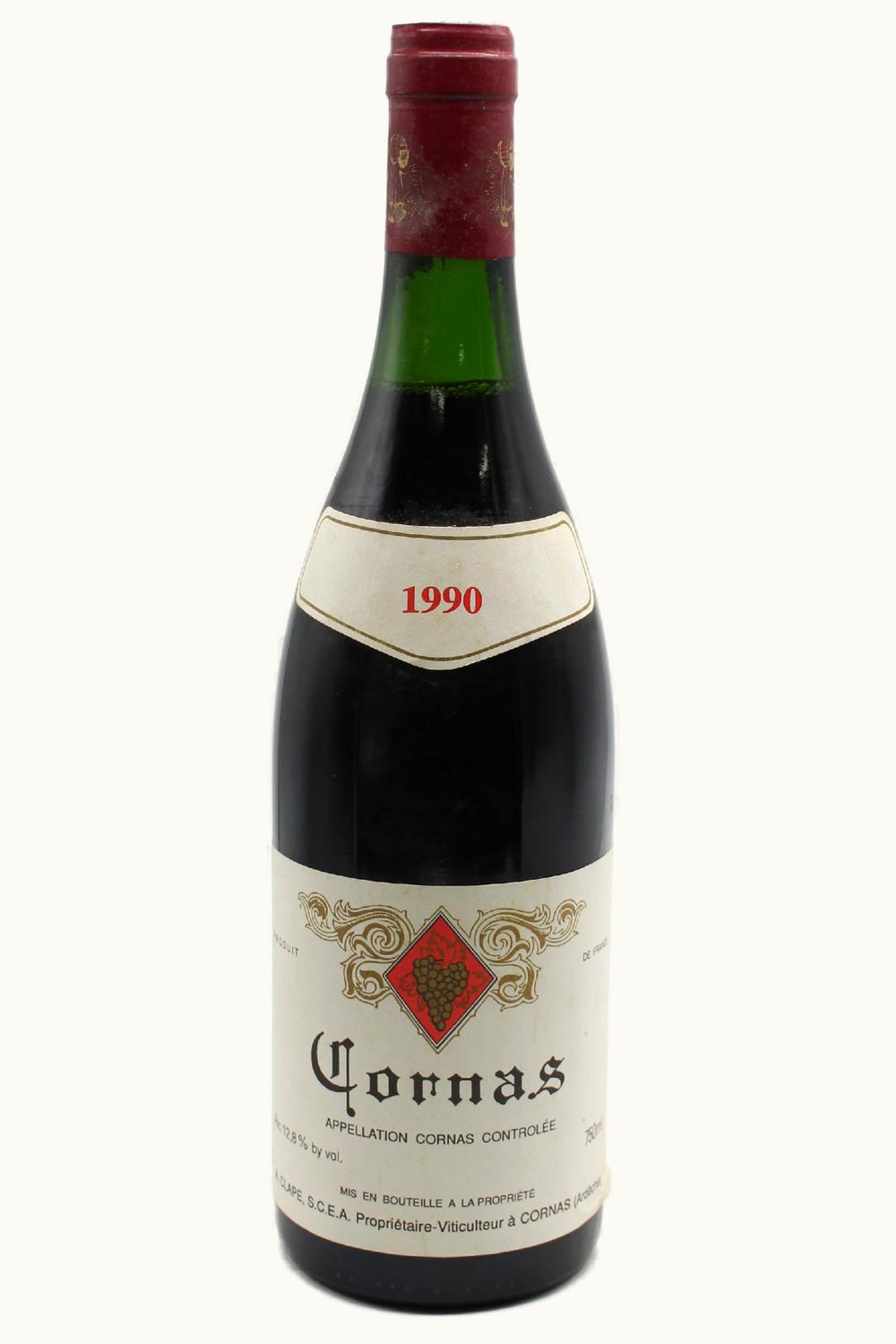 Domaine Auguste Clape Cornas Rhone France, 1990