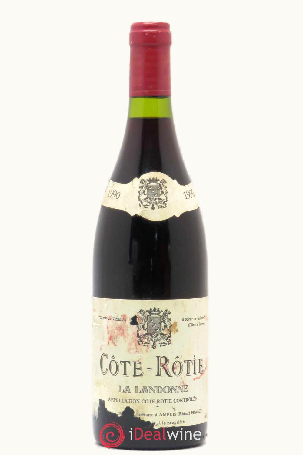 Domaine René Rostaing Domaine René Rostaing La Landonne Cote Rotie Rhone France, 1990