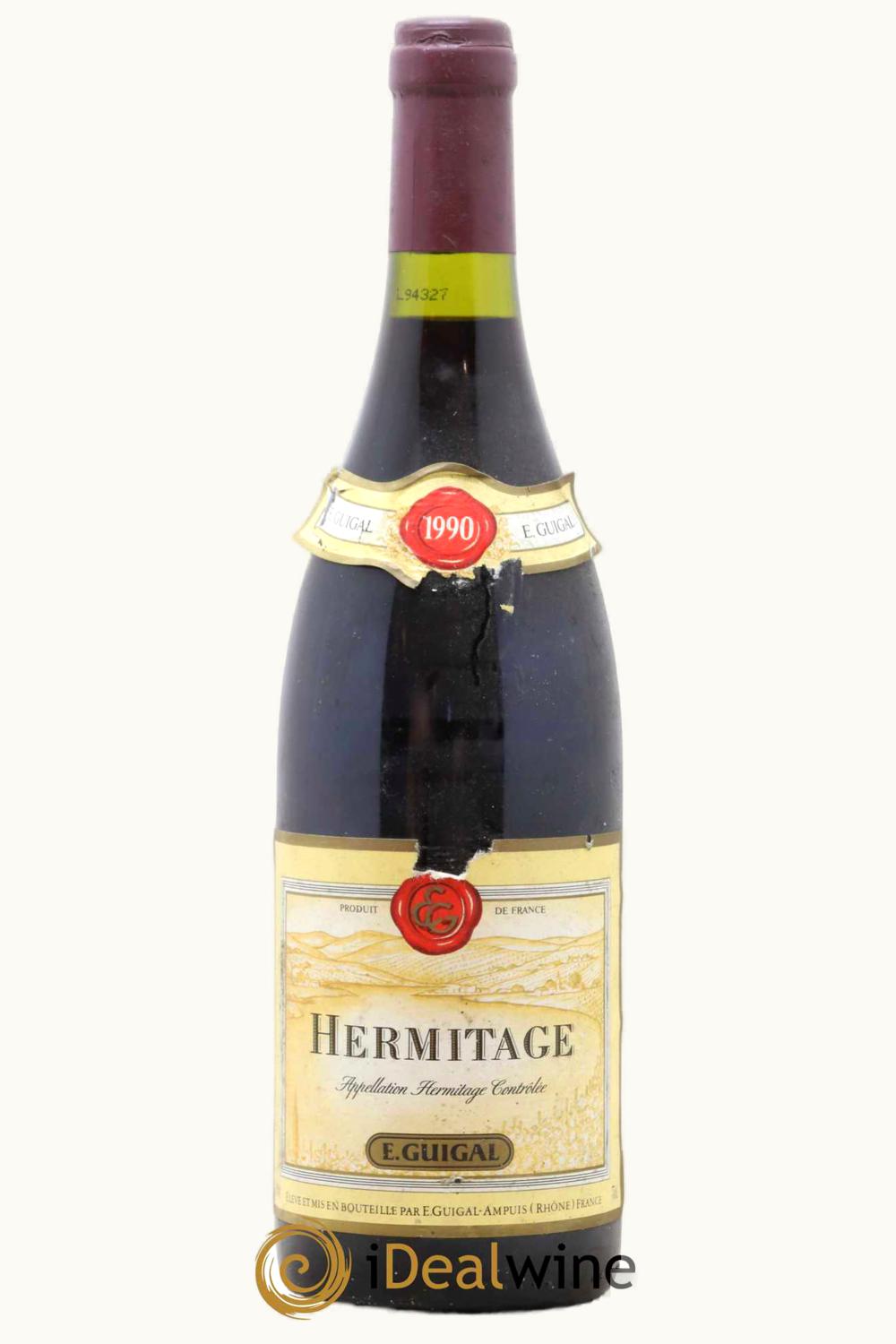 E. Guigal E. Guigal Hermitage Rhone France, 1990