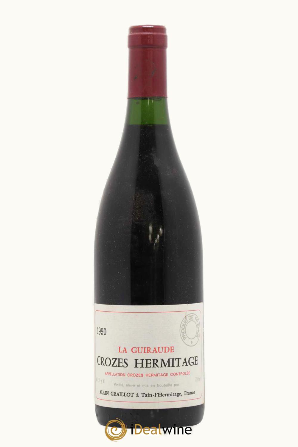Domaine Alain Graillot Croze Hermitage Rhone France, 1990