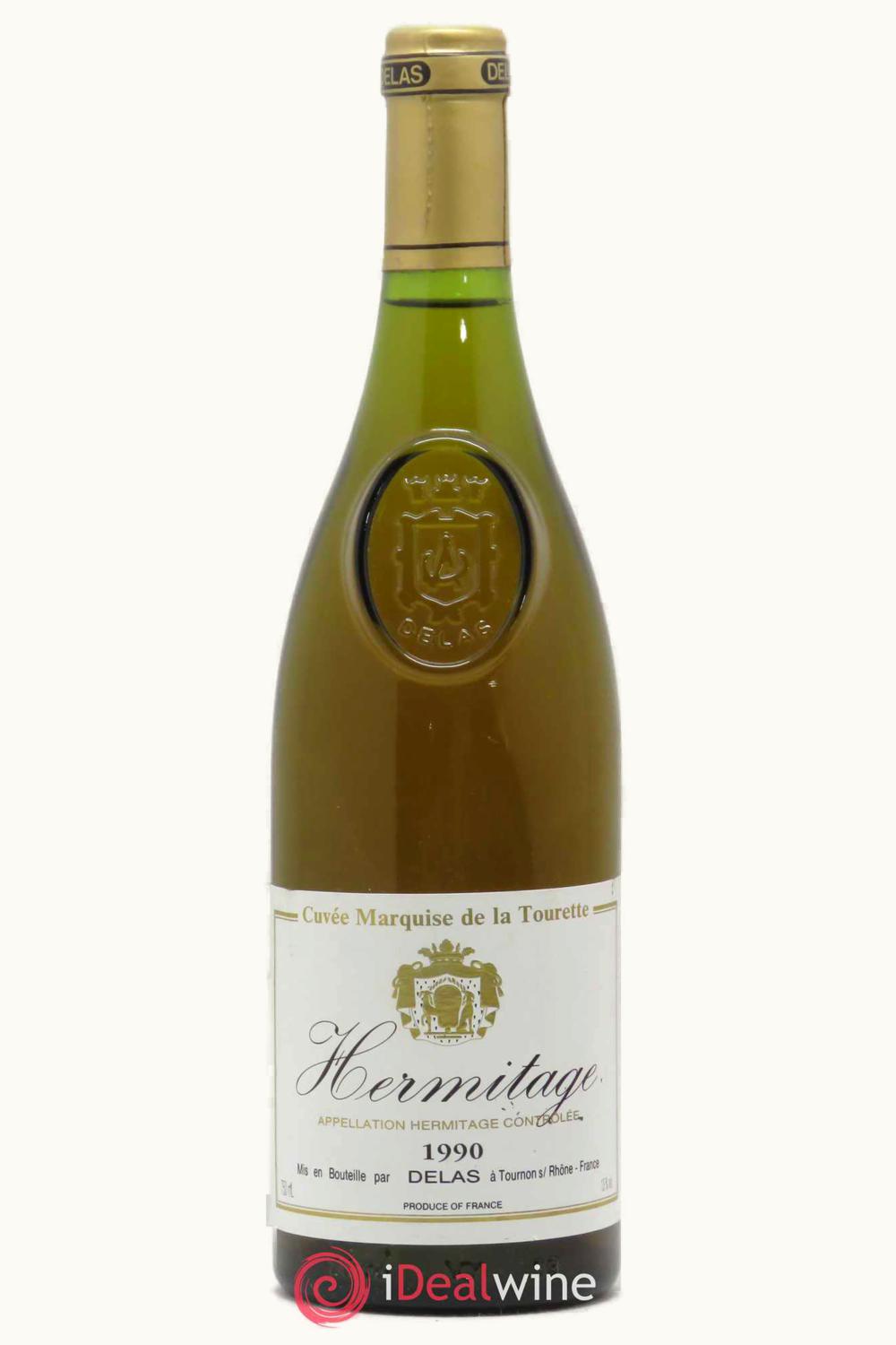 Delas Frères Dom de Tourette Marquise la Hermitage Rhone France, 1990