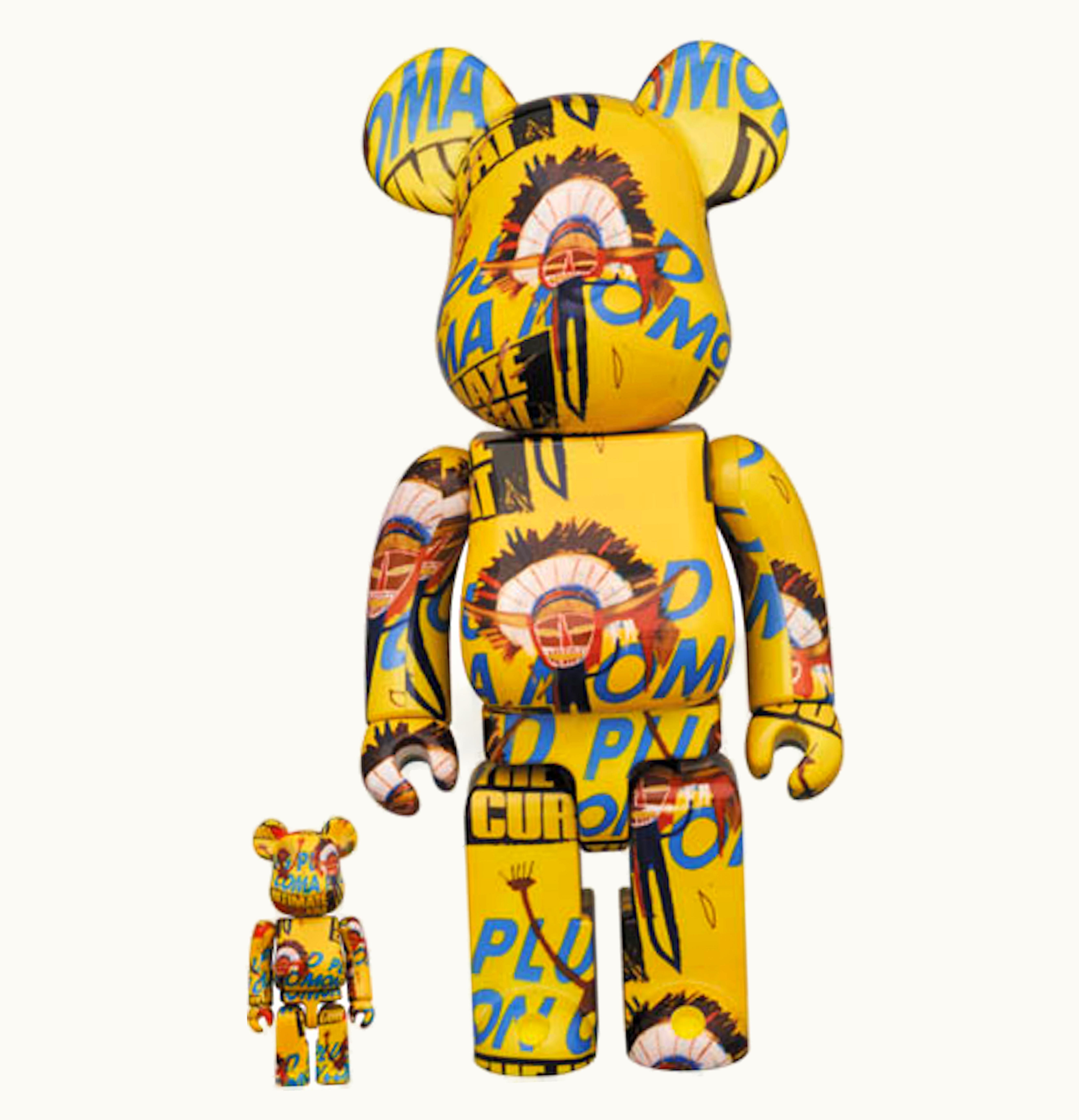 Bearbrick Bearbrick Andy Warhol x Jean Michel Basquiat 3 100 400 Set