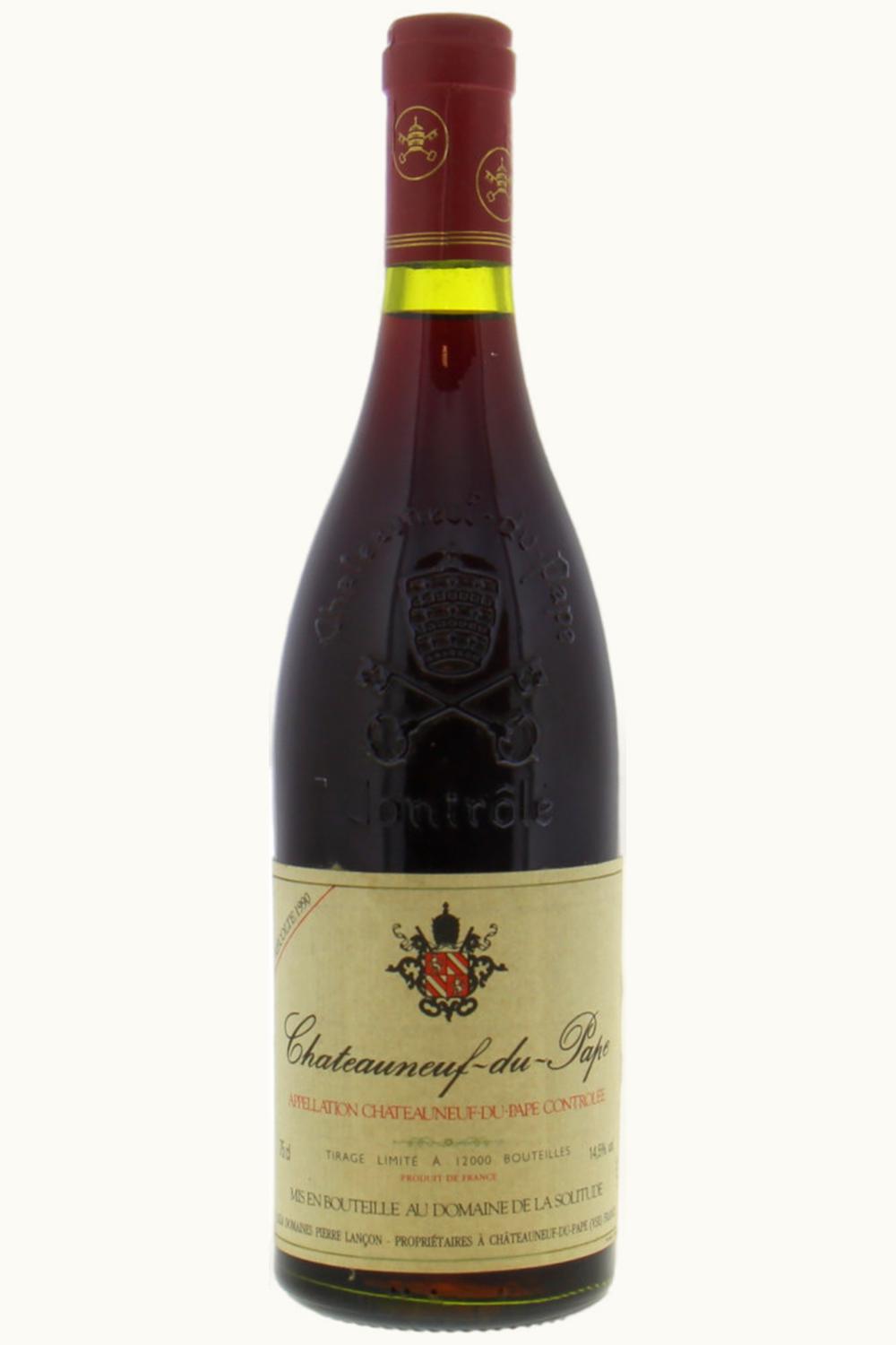 Domaine de la Solitude Domaine de la Solitude Chateauneuf du Pape Rhone France, 1990