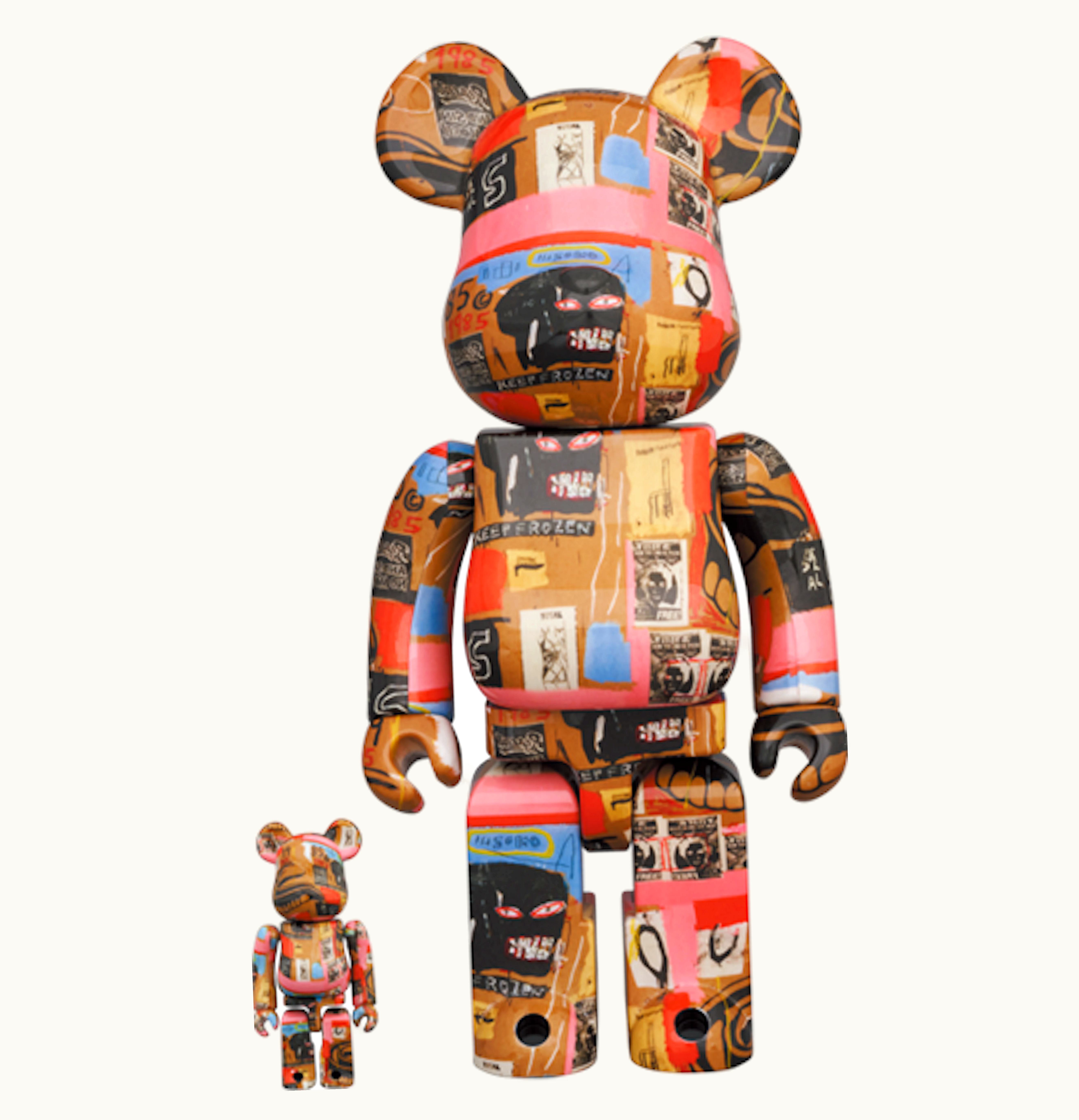 Bearbrick Bearbrick Andy Warhol x JEAN MICHEL BASQUIAT 2 100 400 Set