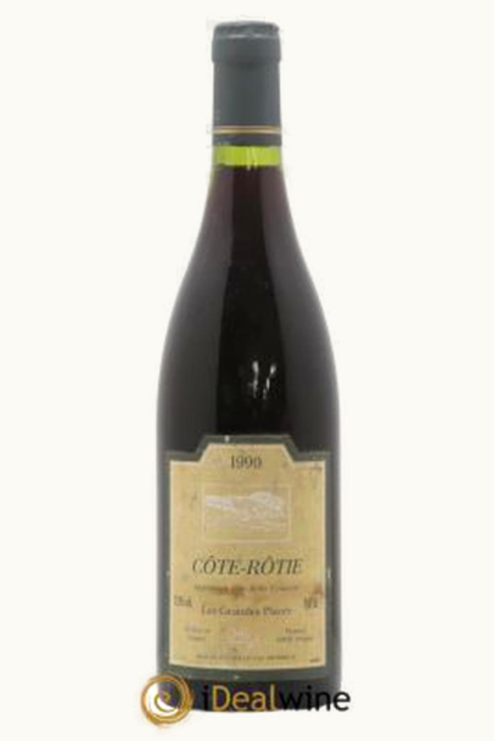 Domaine Clusel-Roch Domaine Clusel-Roch Les Grand Place Cote Rotie Rhone France, 1990