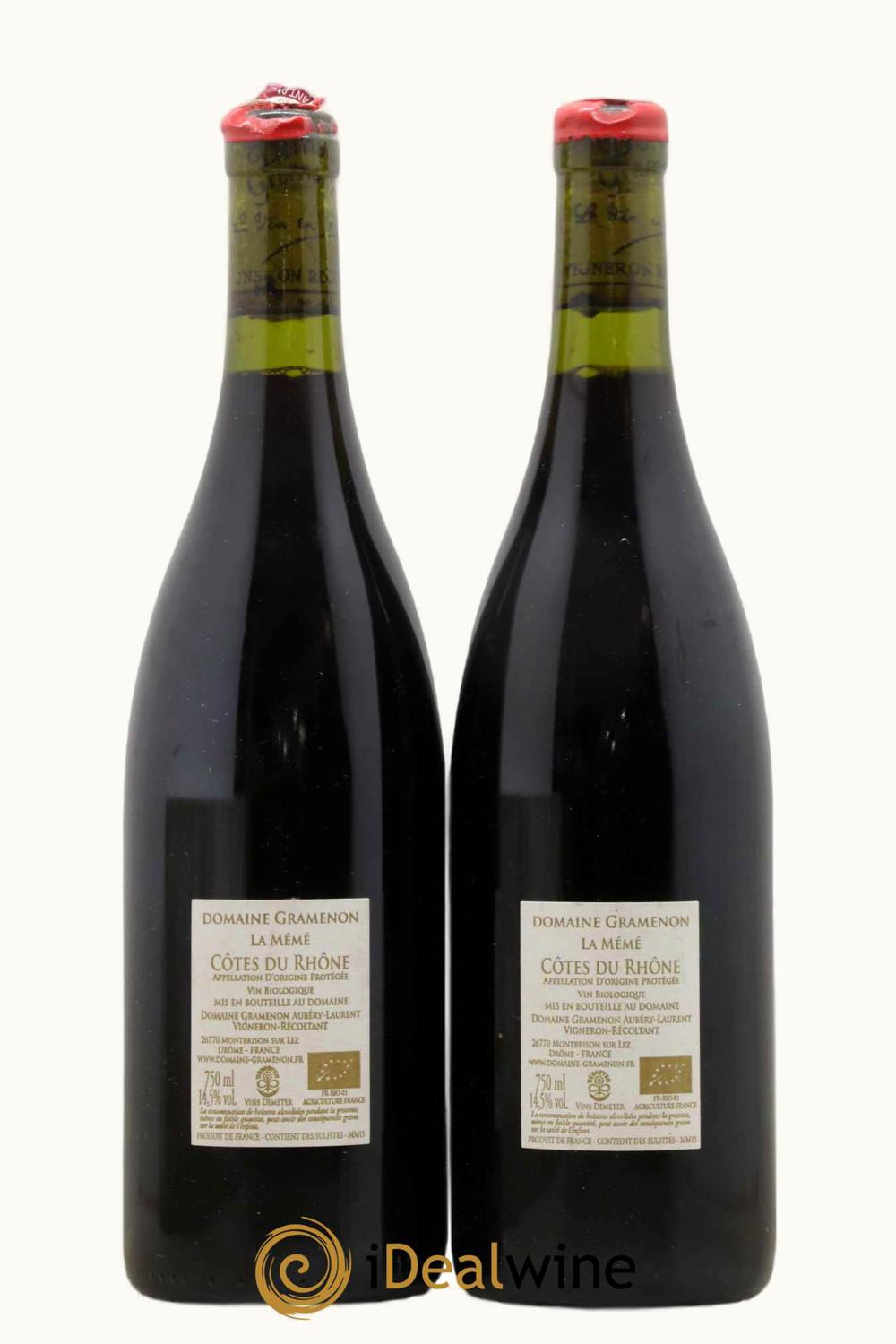 Domaine Gramenon Domaine Gramenon Ceps Cent la Meme Cote du Rhone France, 1990