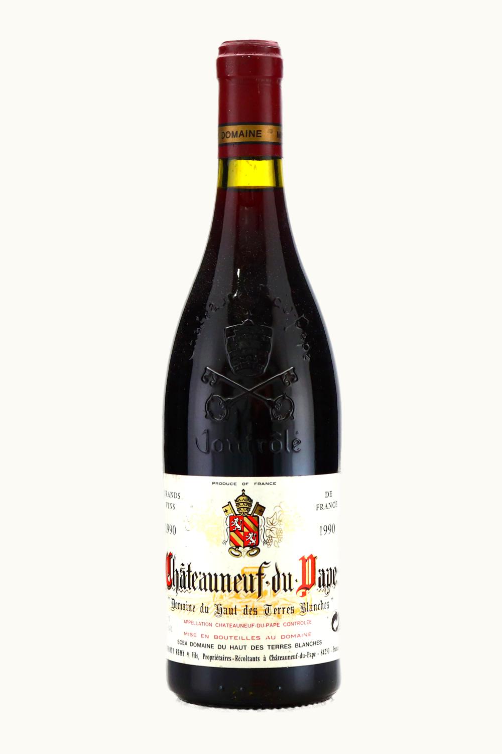 Domaine du Haut de Terre Blanche Domaine du Haut de Terre Blanche Chateauneuf Pape Rhone France, 1990