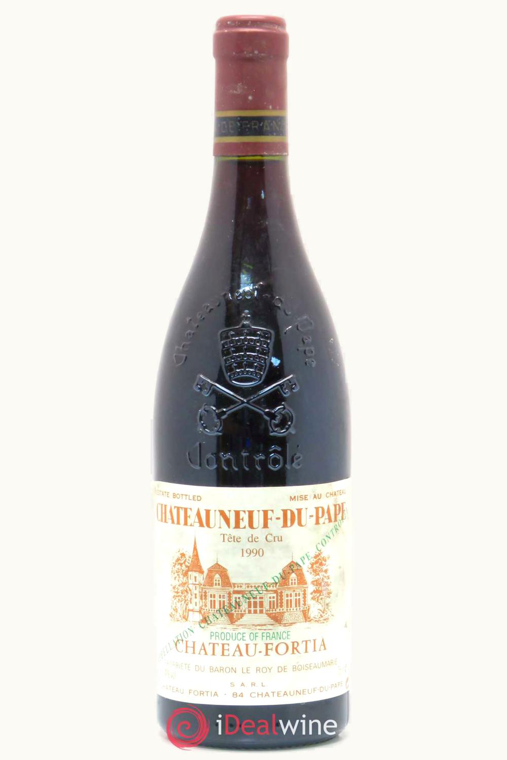 Fortia Tete de Cru Chateauneuf du Pape Rhone France, 1990