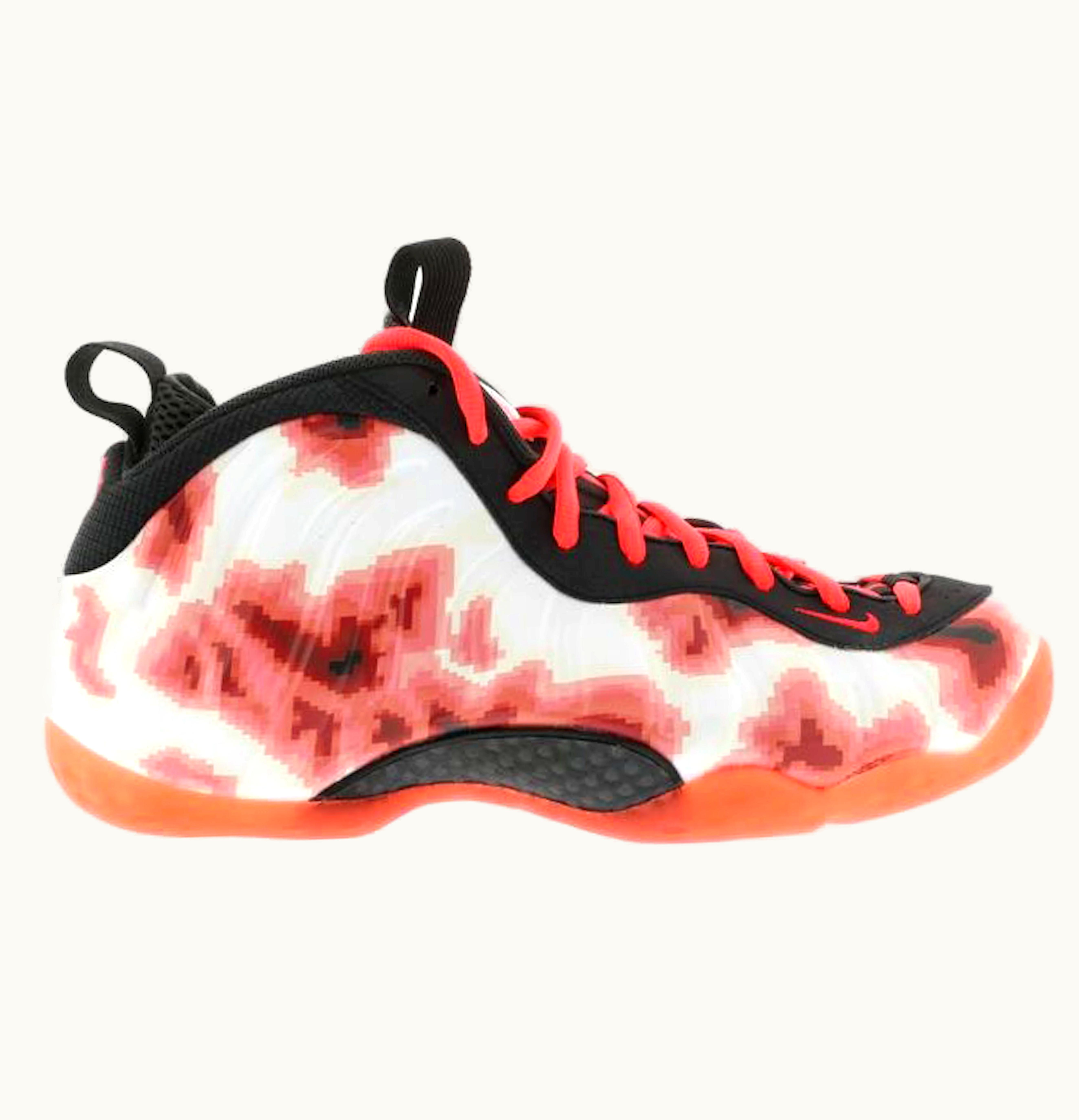 Nike Air Foamposite One Thermal Map