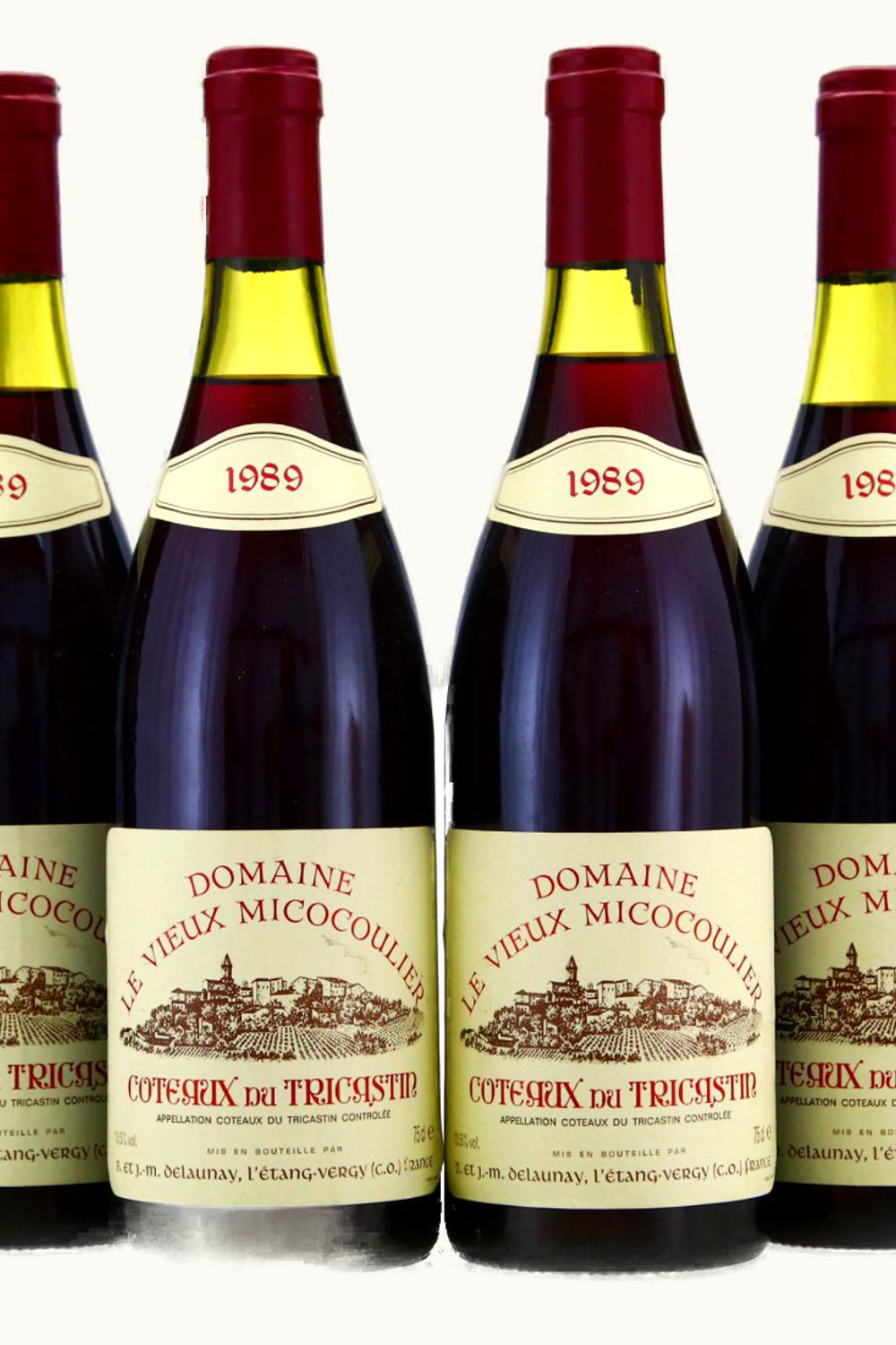 Domaine Le Vieux Micocouliers Domaine Le Vieux Micocouliers Tricastin Grignan les Adhemar Rhone France, 1990