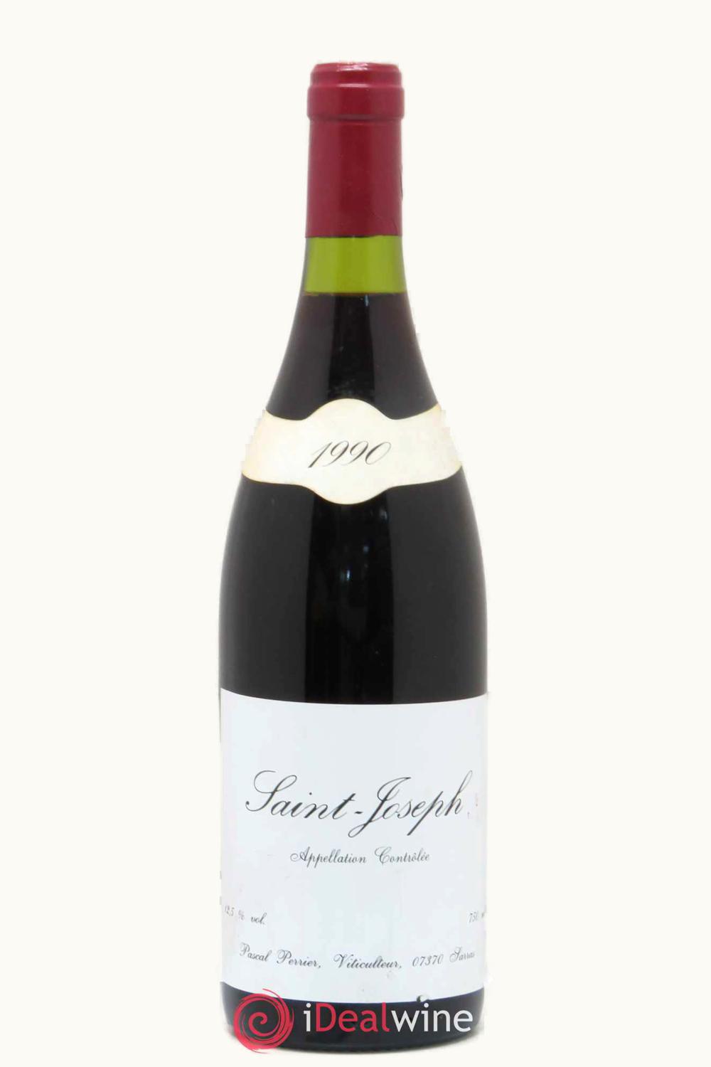 Pascal Perrier Domaine de Gachon Pascal Perrier Domaine de Gachon St Joseph Rhone France, 1990