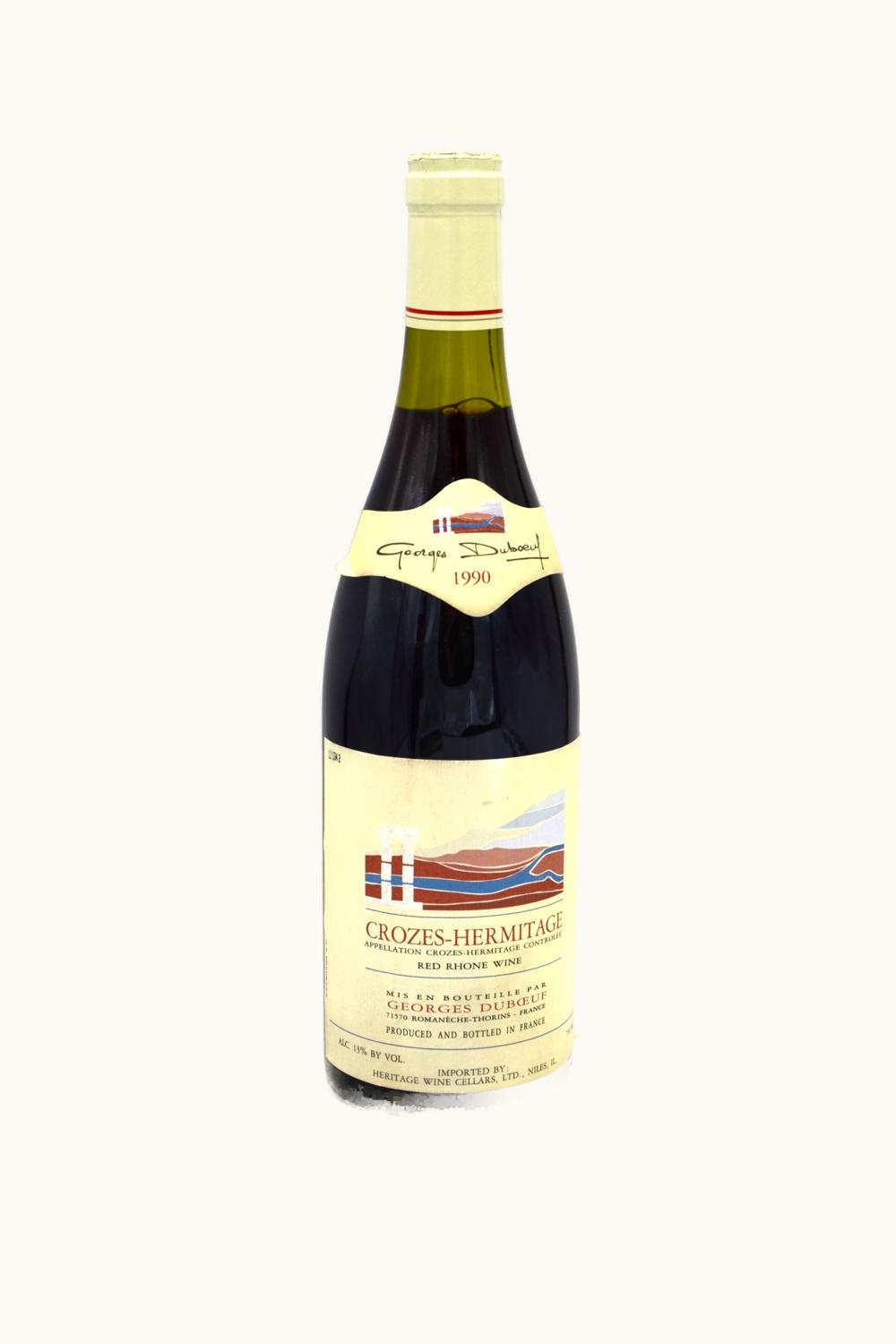 George Duboeuf Croze Hermitage Rhône, 1990