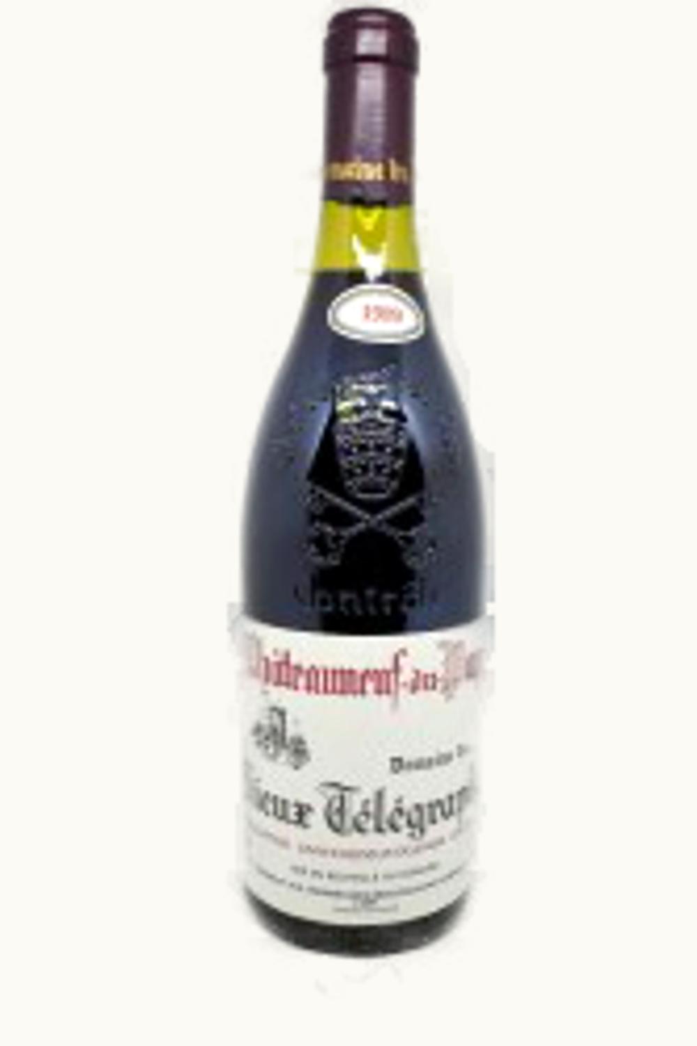 Domaine du Vieux Télégraphe Domaine du Vieux Télégraphe Châteauneuf-du-Pape La Crau Rhône, 1989