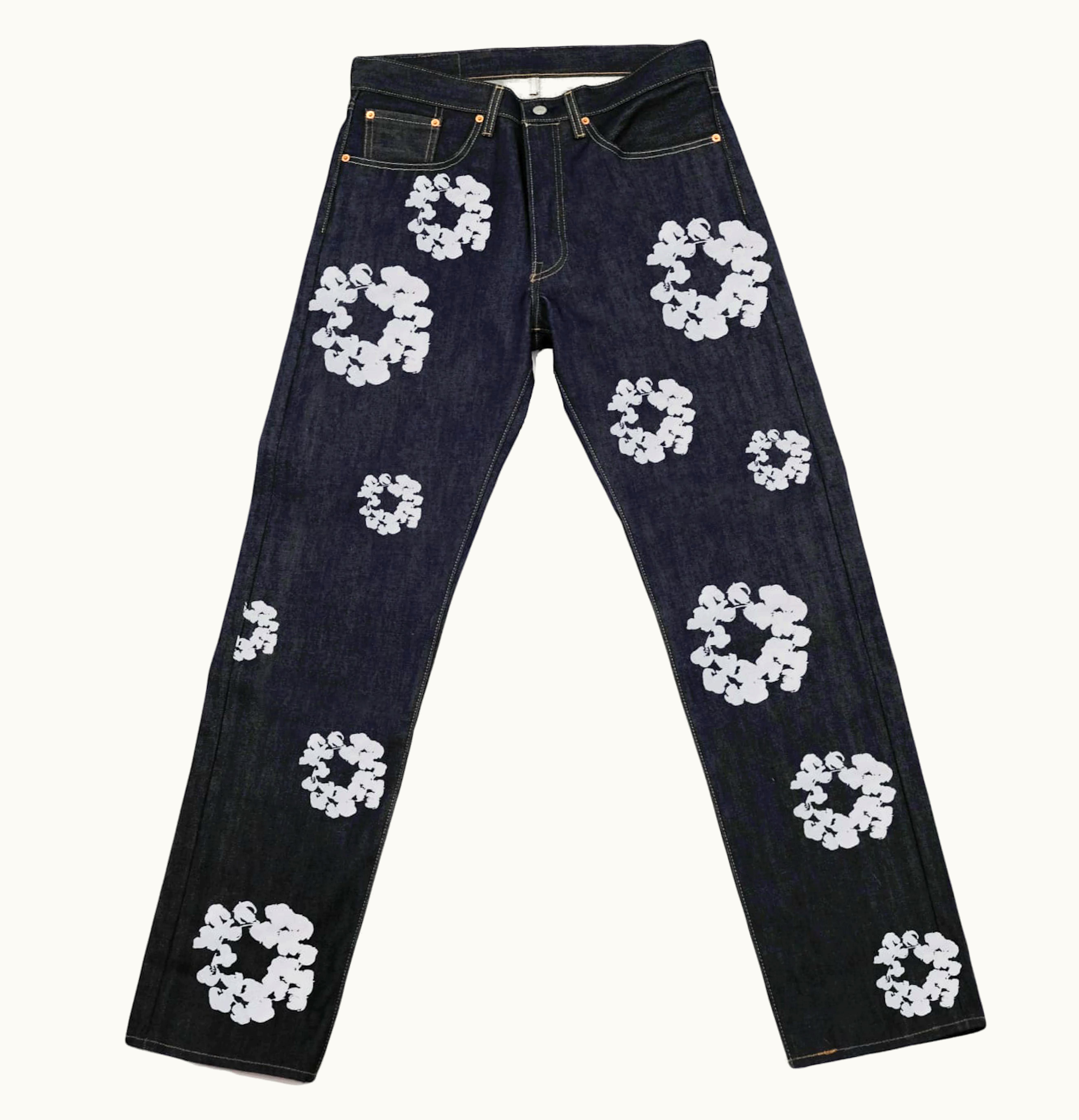 Denim Tears Denim Tears x Levis Cotton Wreath Jean Indigo
