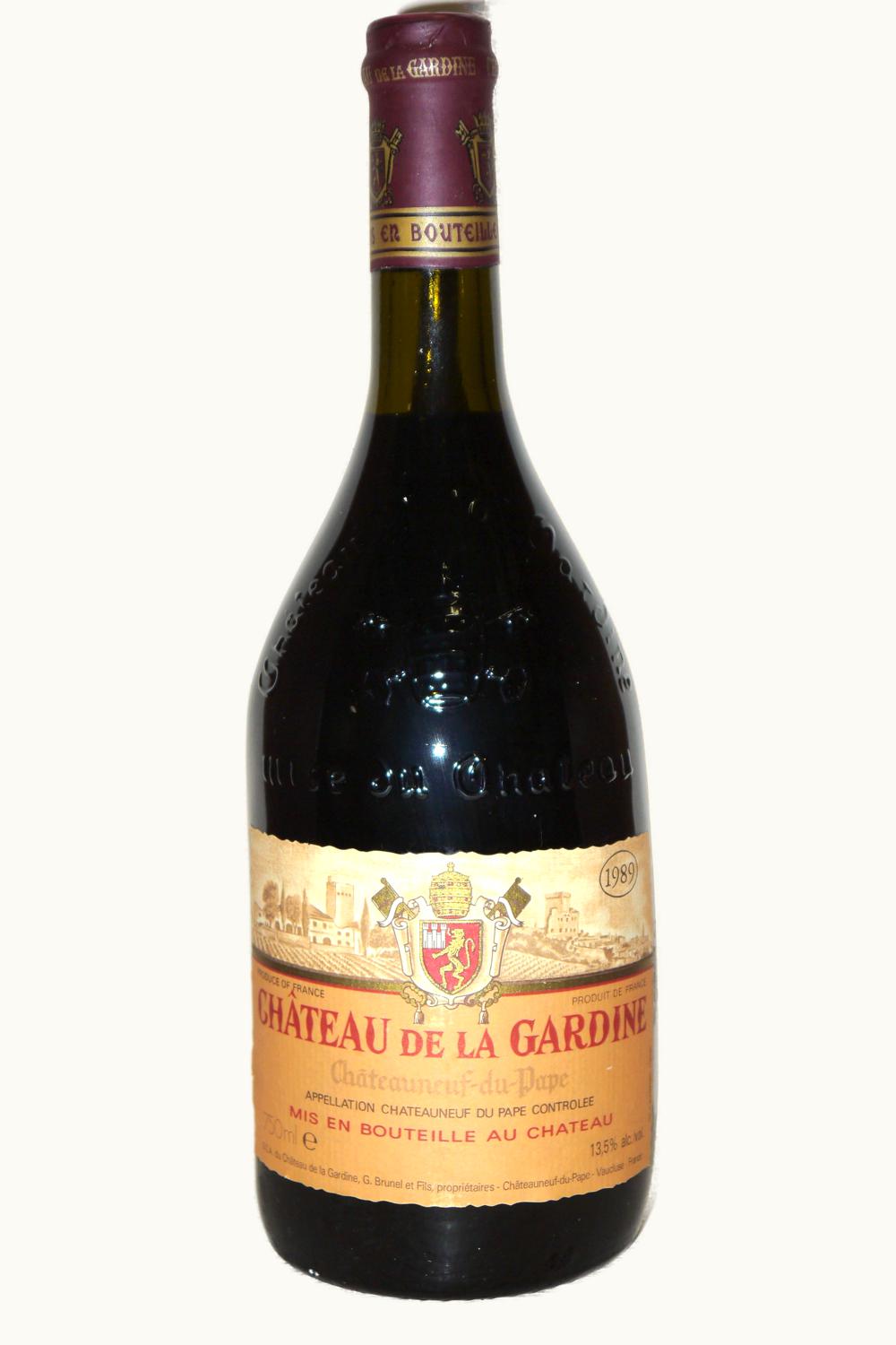 De la Gardine De la Gardine Châteauneuf-du-Pape Rhône, 1989