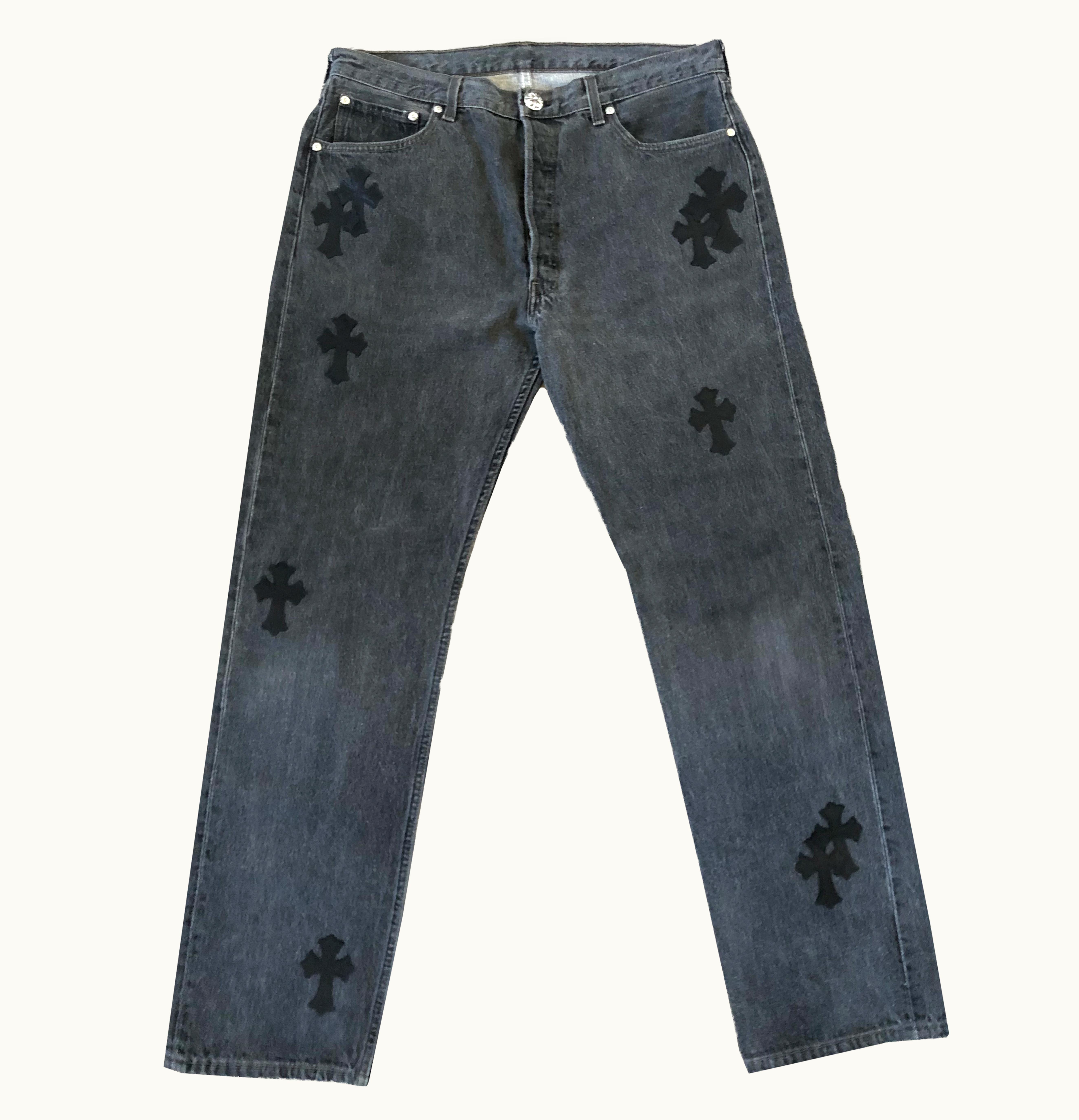 Chrome Hearts Chrome Hearts Vintage Levis Jeans Black