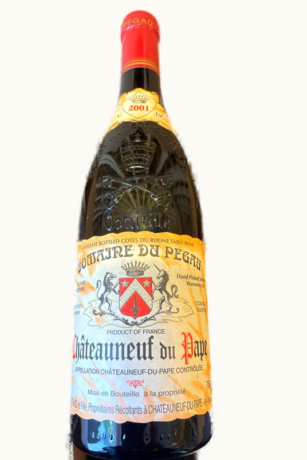 Domaine du Pégau Domaine du Pégau Châteauneuf-du-Pape Cuvée Lawrence Rhône, 1989