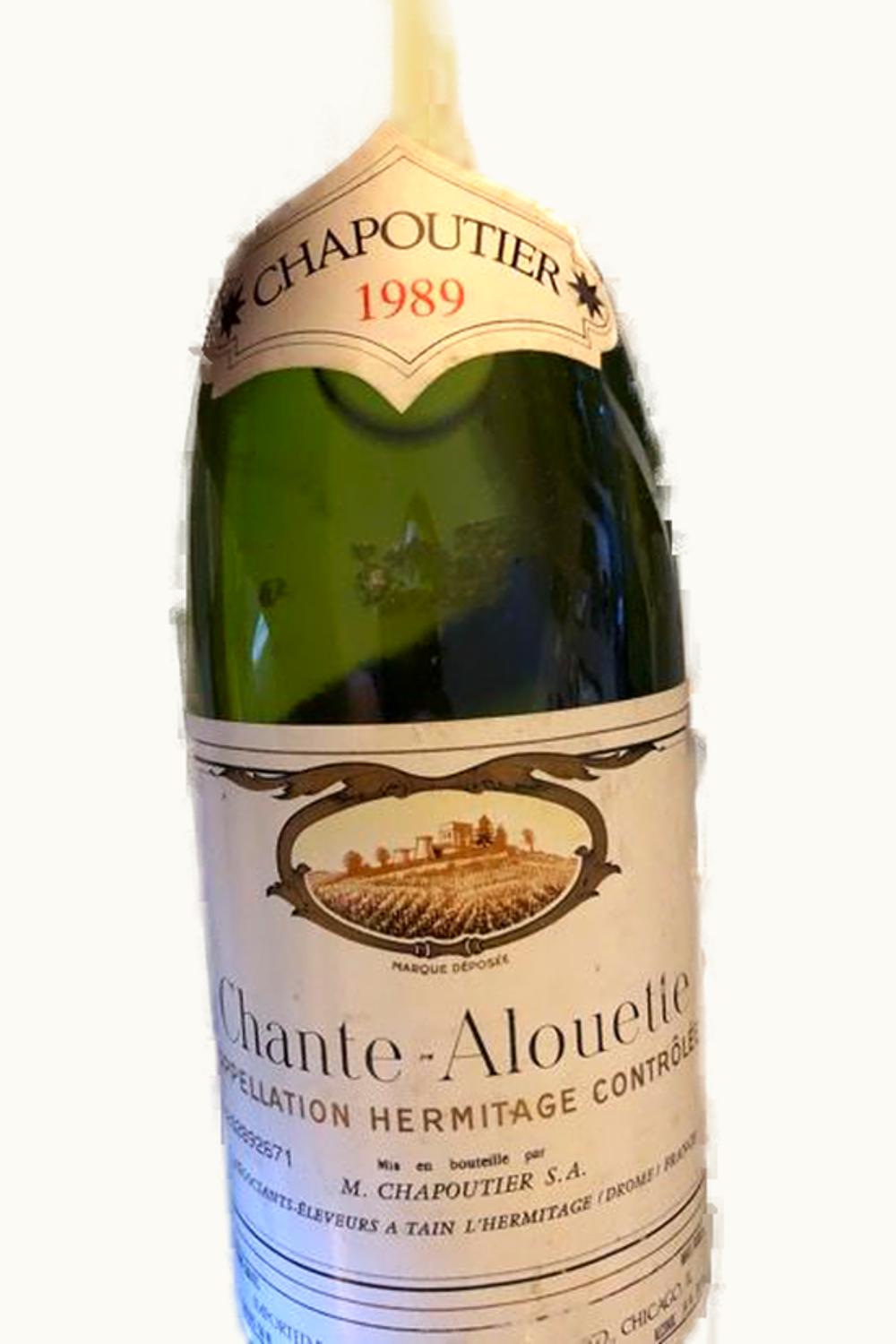 M. Chapoutier M. Chapoutier Chante-Alouette Hermitage Rhône, 1989