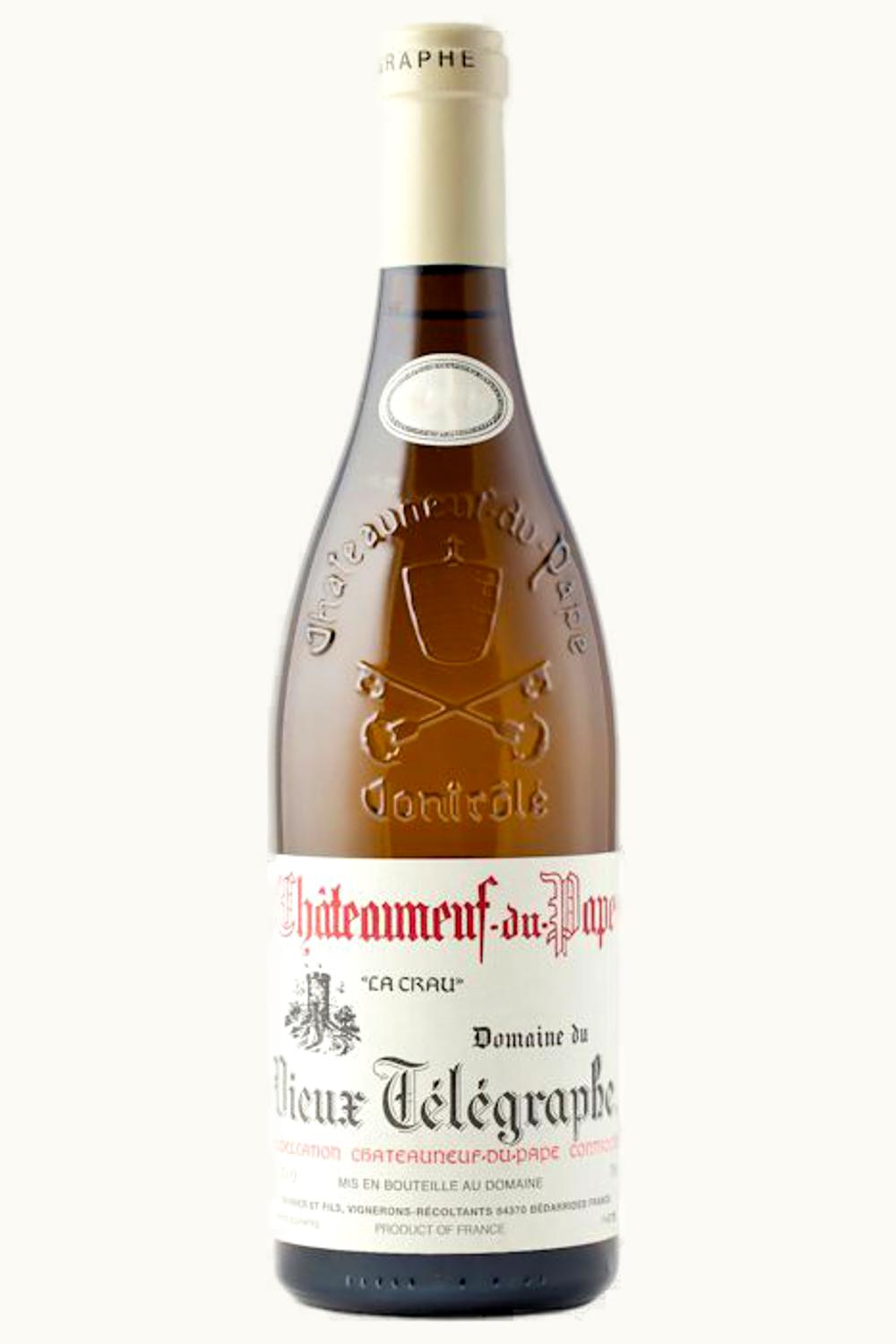 Domaine du Vieux Télégraphe Domaine du Vieux Télégraphe Châteauneuf-du-Pape La Crau Blanc Rhône, 1989