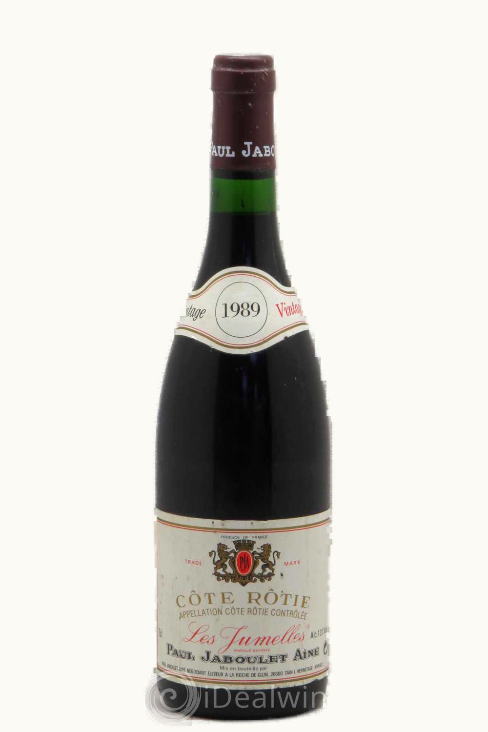 Paul Jaboulet Aîné Paul Jaboulet Aîné Les Jumelles Côte-Rôtie Rhône, 1989