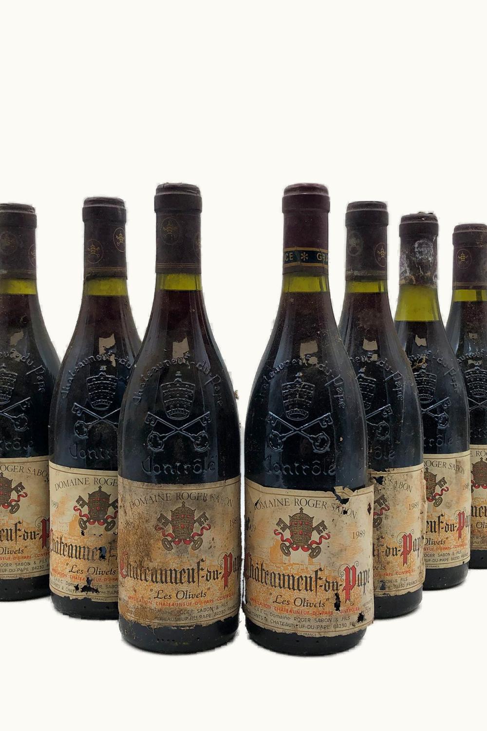 Roger Sabon Les Olivets Châteauneuf-du-Pape Rhône, 1989