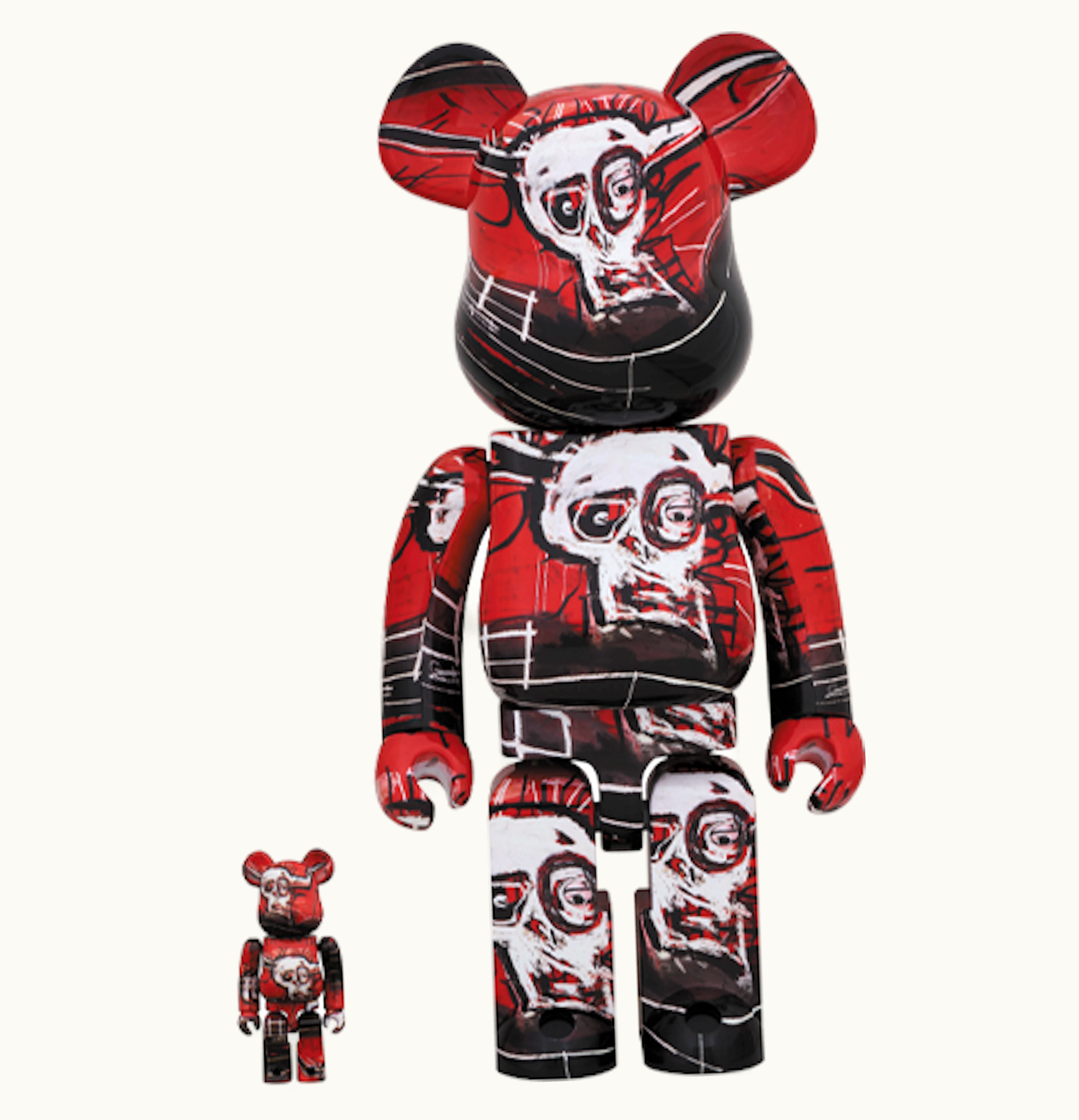 Bearbrick Bearbrick JEAN MICHEL BASQUIAT 5 100 400 Set