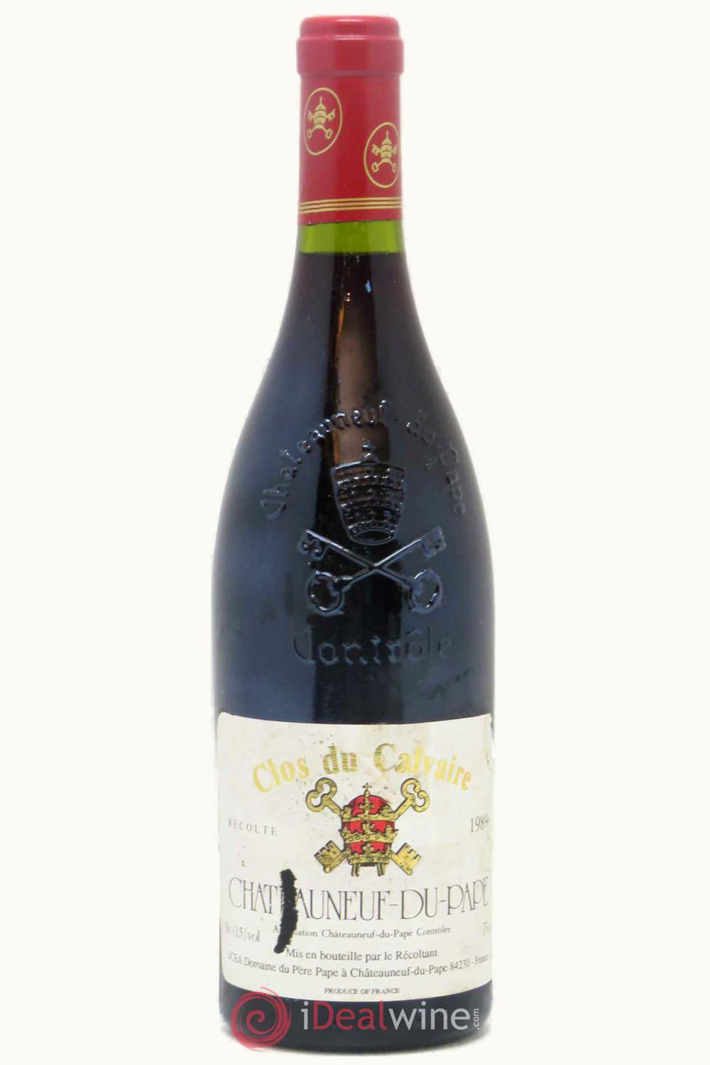 Famille Roumieu Famille Roumieu Clos Calvaire Châteauneuf-du-Pape Rhône, 1989