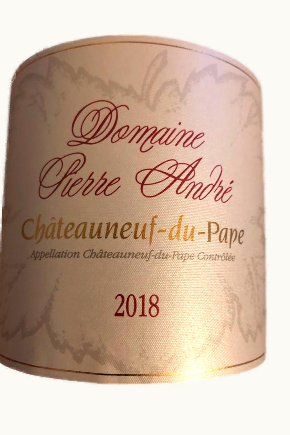 Domaine Pierre André Domaine Pierre André Blanc Châteauneuf-du-Pape Rhône, 1989