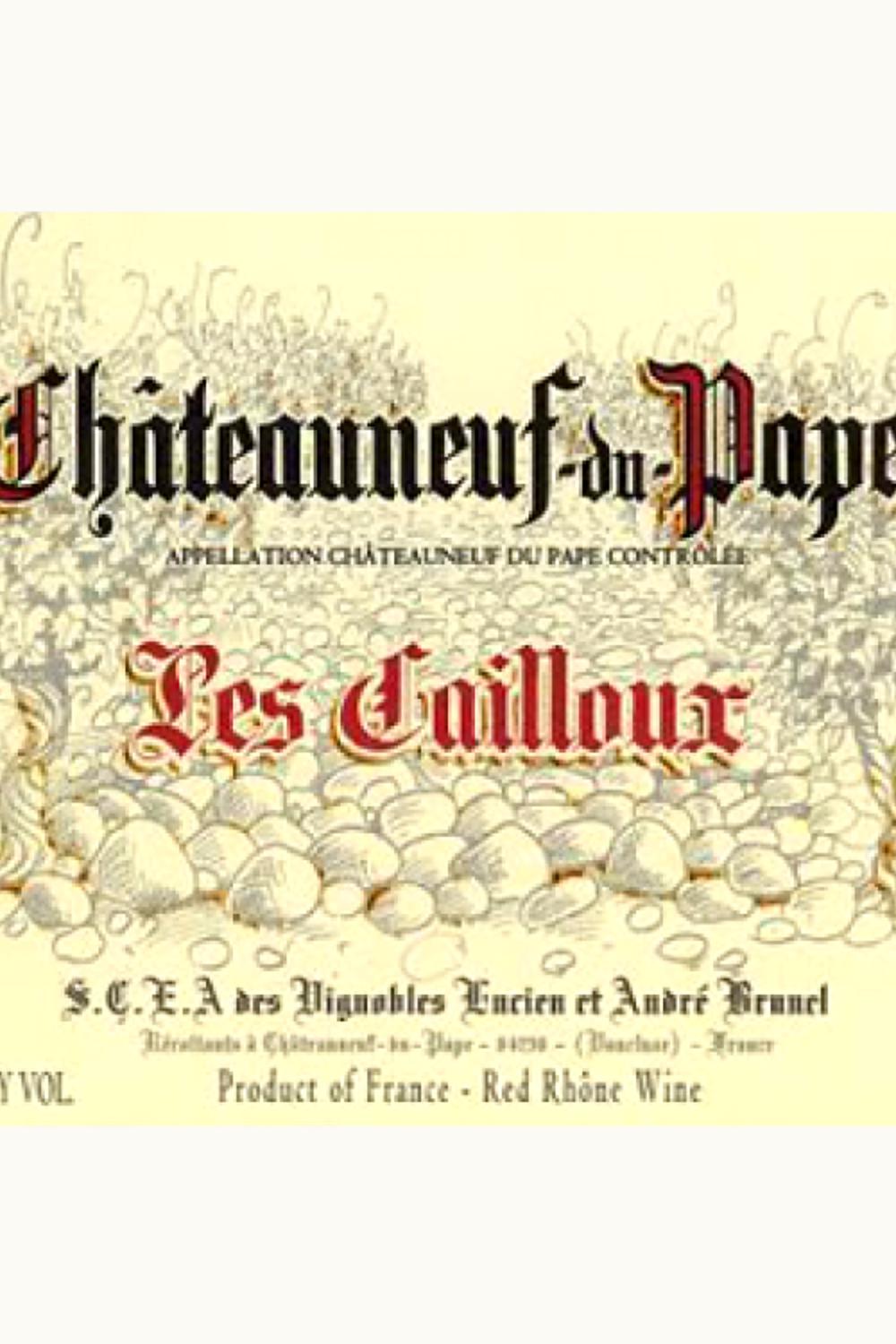 Lucien & André Brunel Les Cailloux Select Reflet Châteauneuf-du-Pape Rhône, 1989