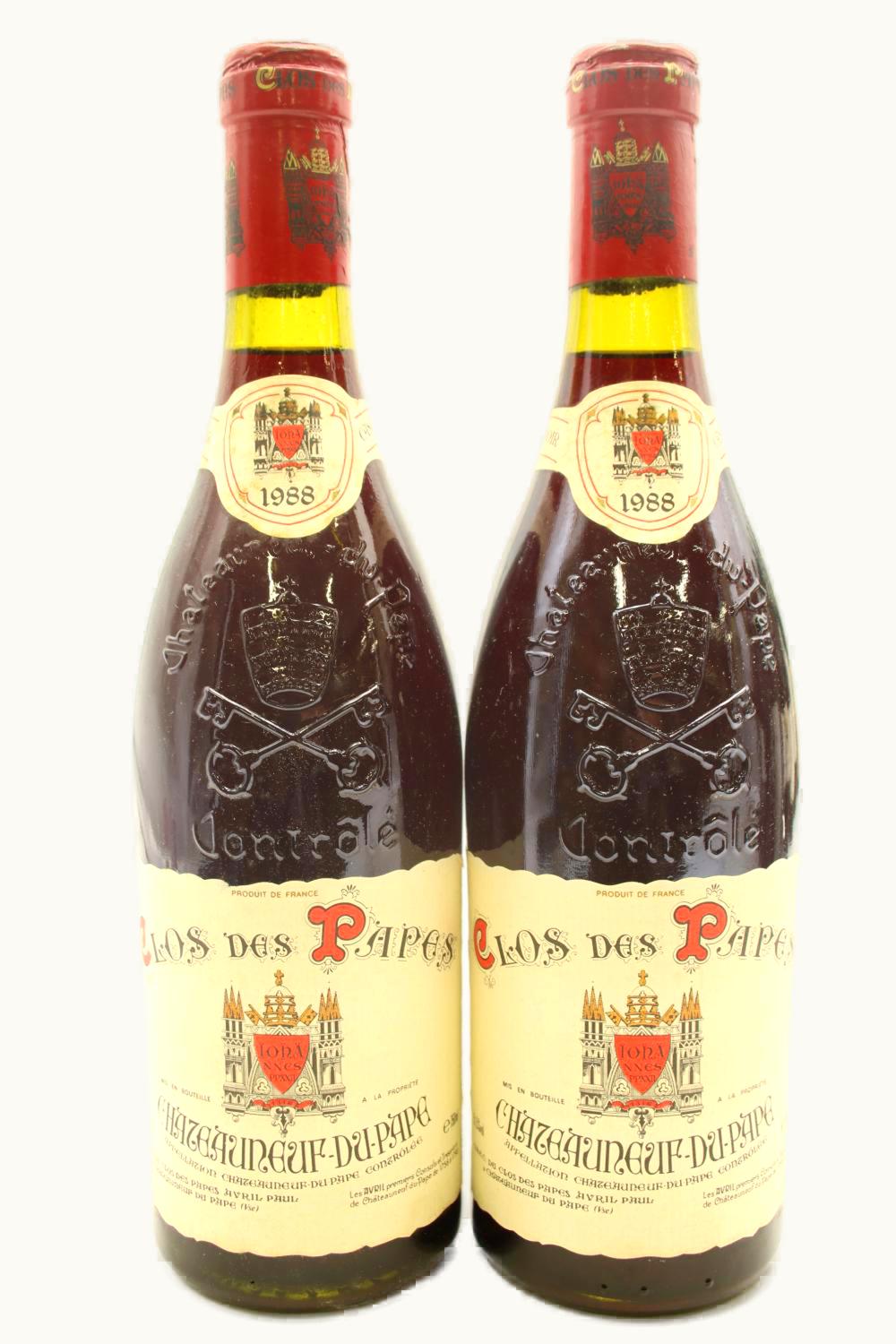 Paul Avril Paul Avril Clos de Pape Châteauneuf-du-Rhône France, 1988