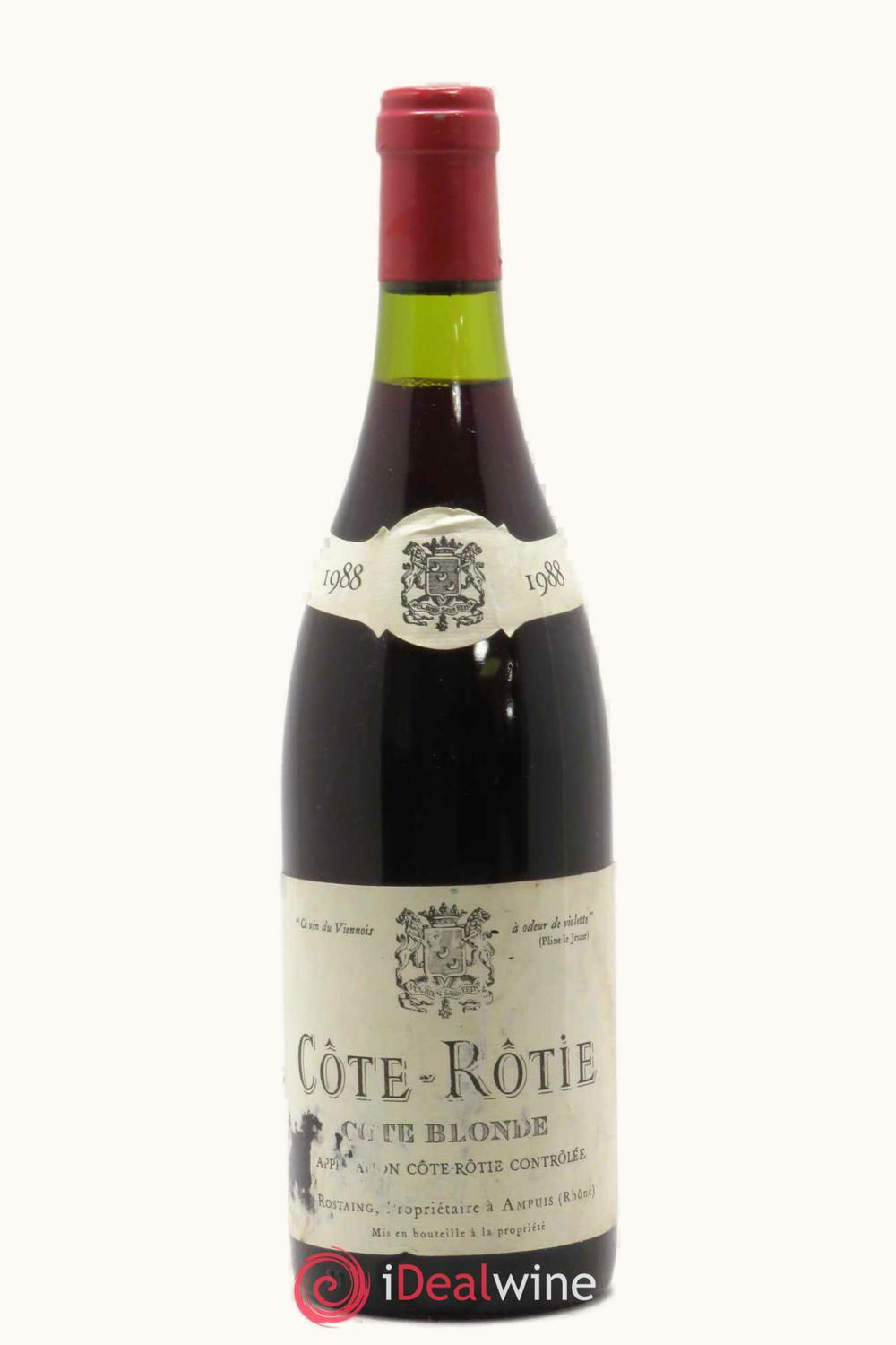 Domaine René Rostaing Domaine René Rostaing La Landonne Côte-Rôtie Rhône, 1988