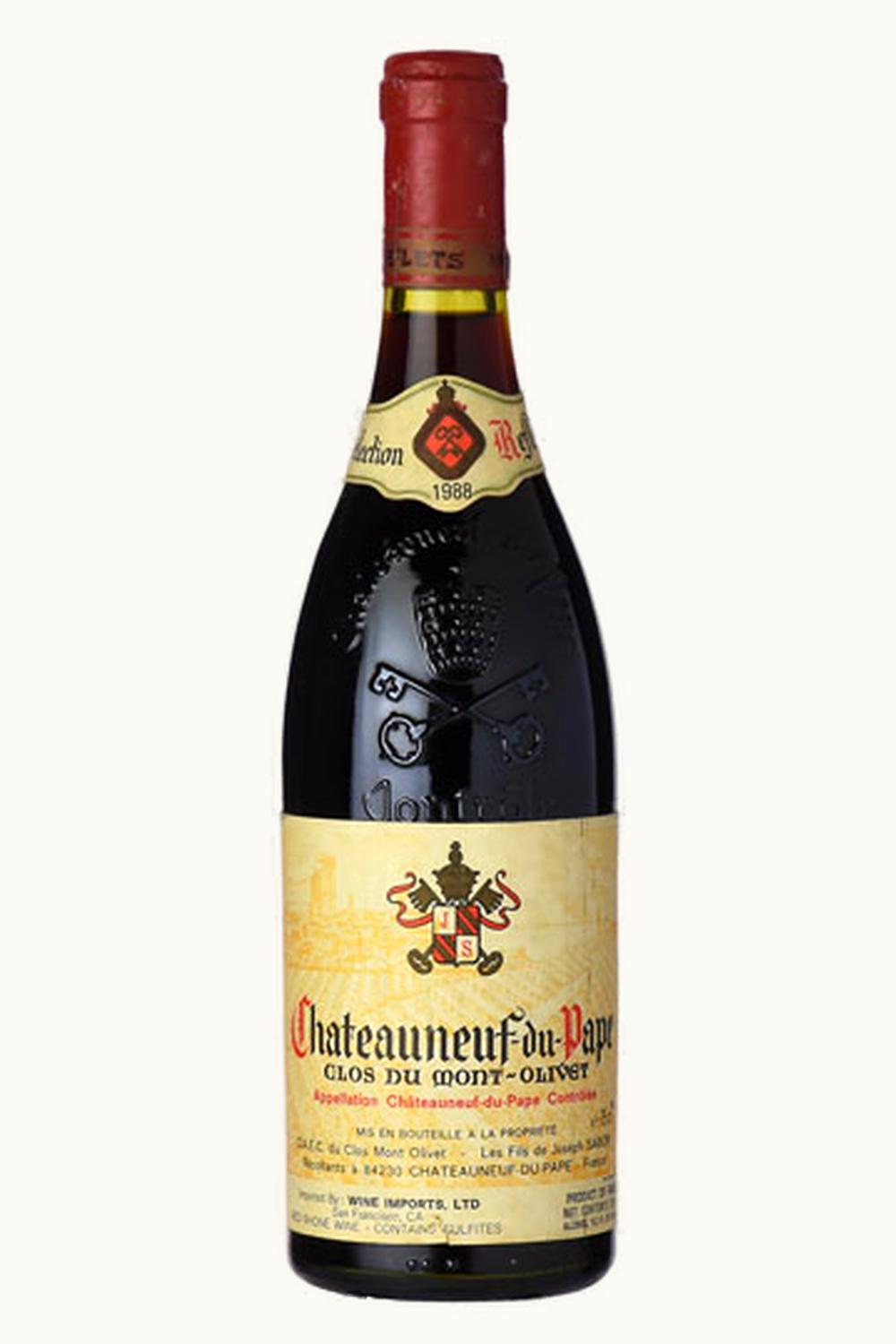 Clos du Mont Olivet Clos du Mont Olivet Châteauneuf-du-Pape Rhône, 1988