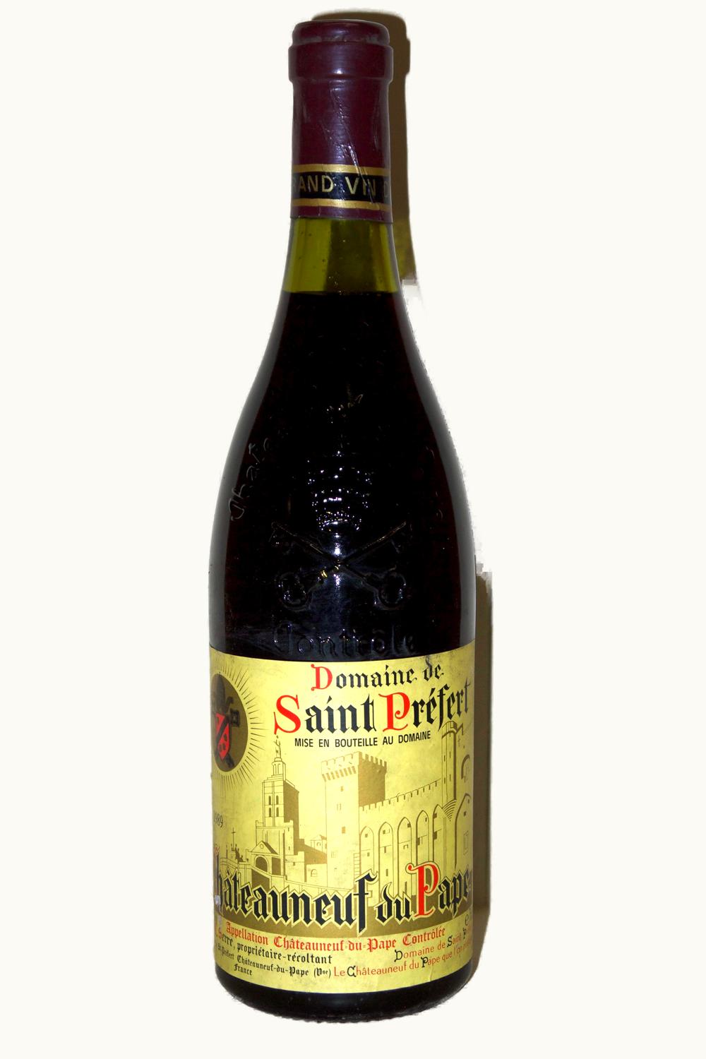 Domaine Saint Préfert Domaine Saint Préfert Châteauneuf-du-Pape Rhône, 1988