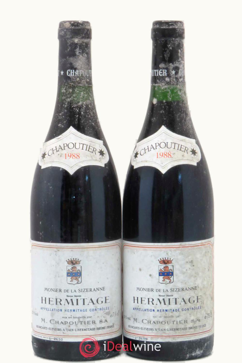 M. Chapoutier M. Chapoutier Hermitage Rhône, 1988