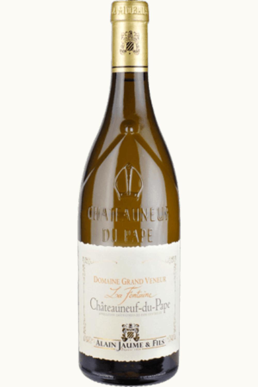 Alain Jaume Alain Jaume Dom Grand Veneur La Fontaine Blanc Châteauneuf-du-Pape Rhône, 1988