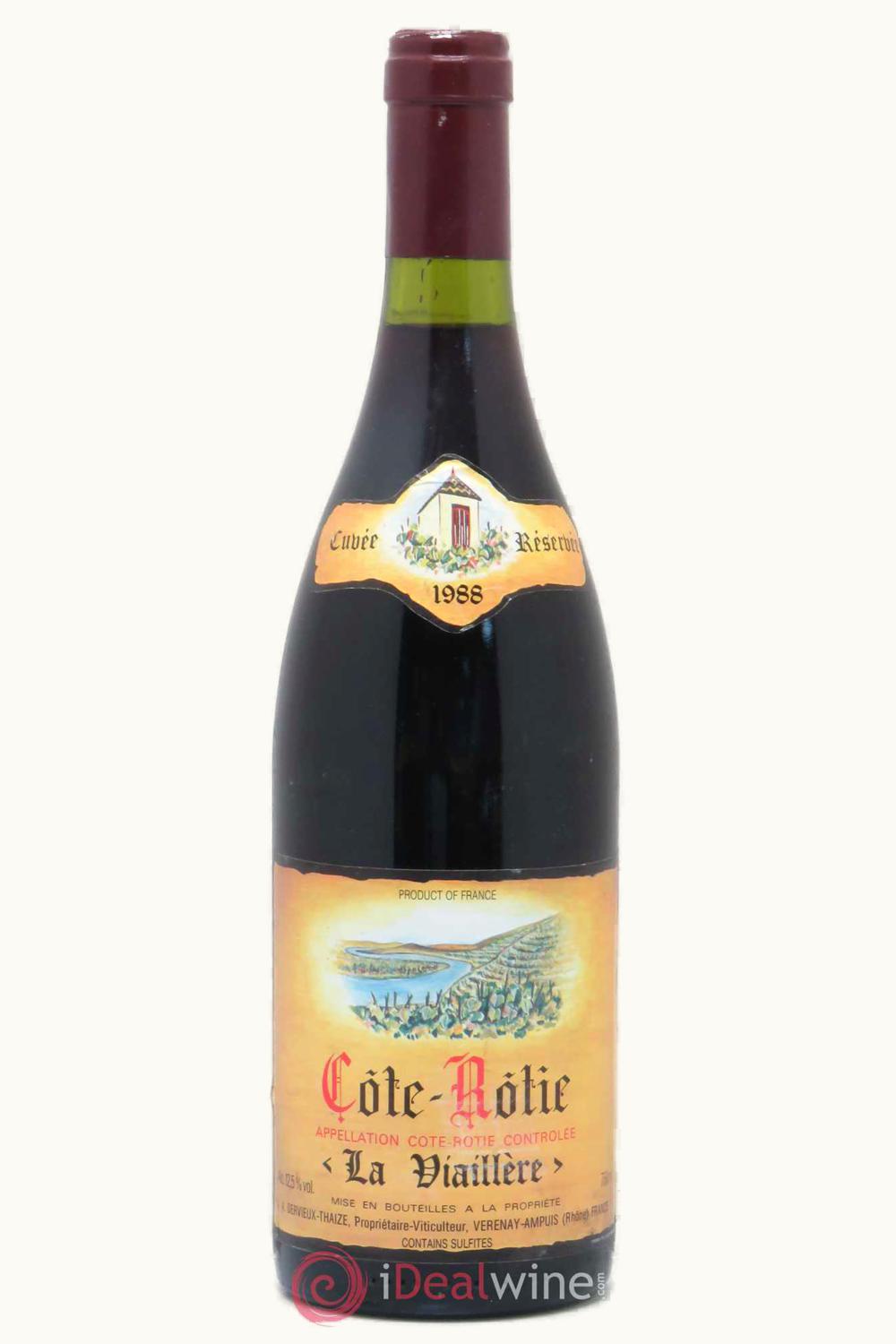 Dervieux-Thaize Dervieux Thaize La VIallière Côte-Rôtie Rhône, 1988