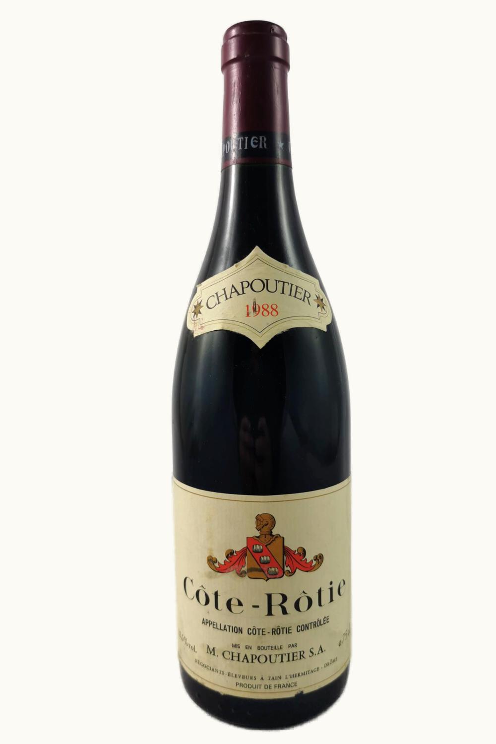M. Chapoutier M. Chapoutier Côte-Rôtie Rhône, 1988