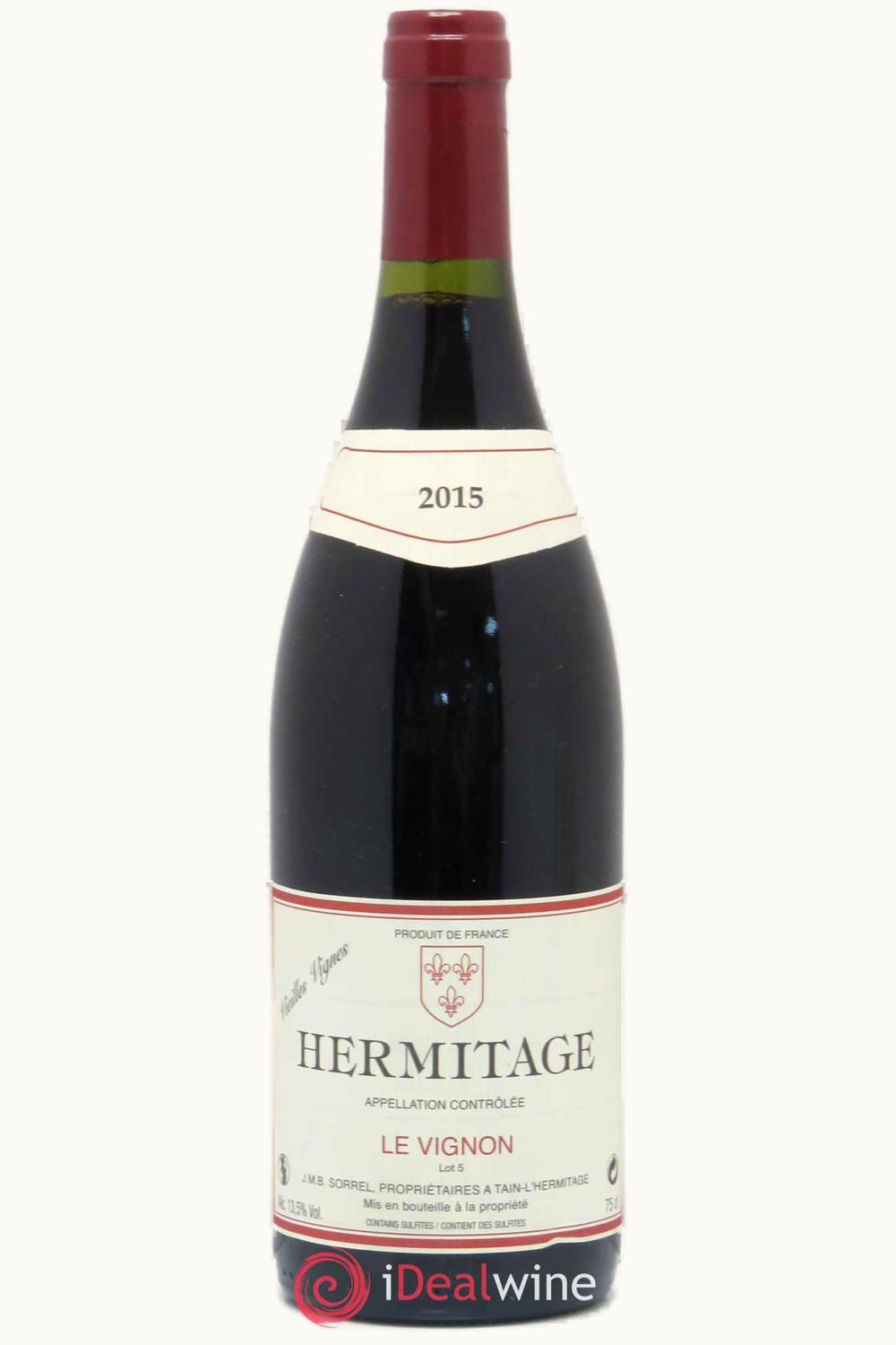 Jean-Michel Sorrel Jean Michel Sorrel Le VIgnon Hermitage Rhône, 1988