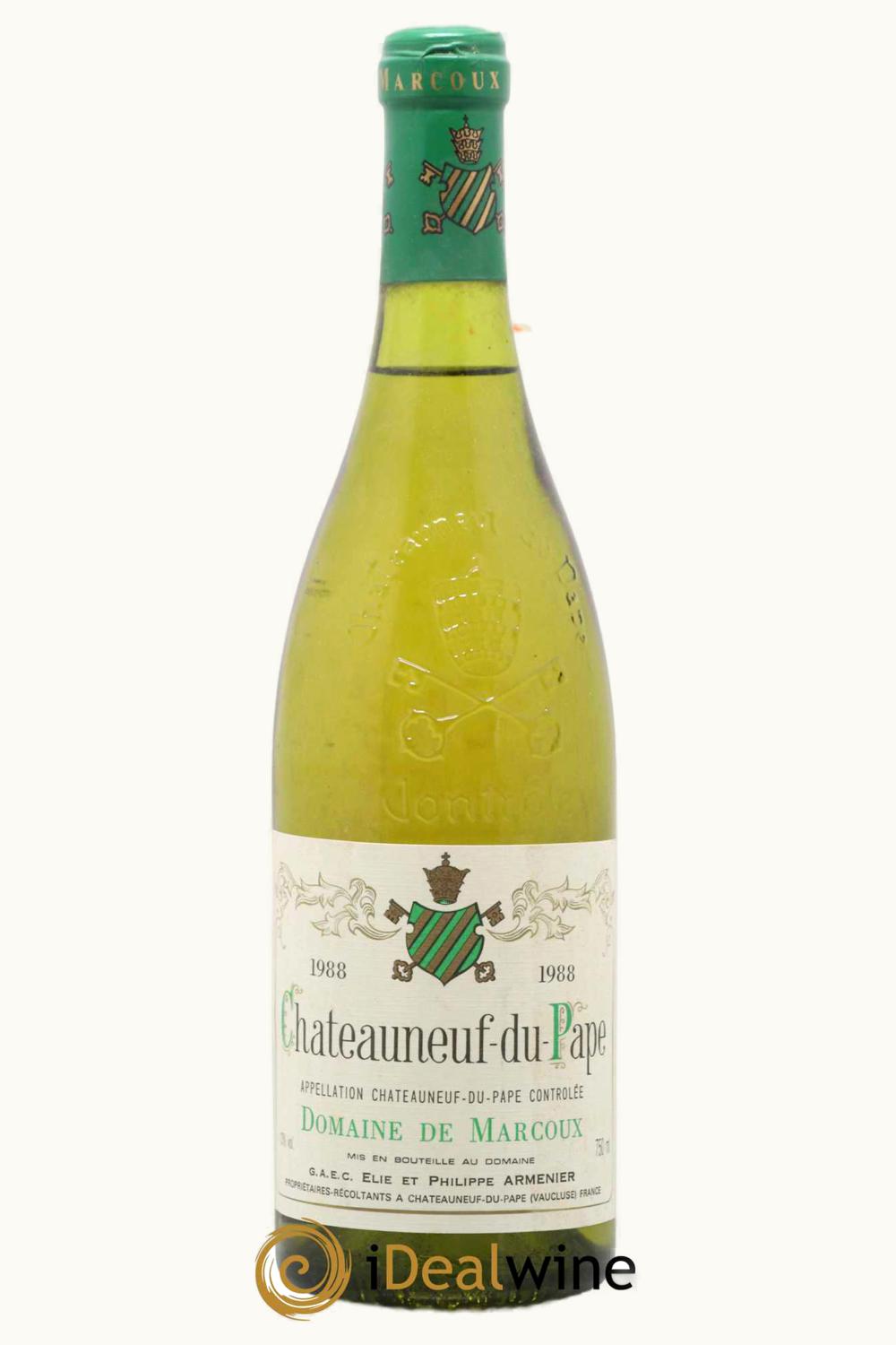 Domaine de Marcoux Domaine de Marcoux Blanc Châteauneuf-du-Pape Rhône, 1988