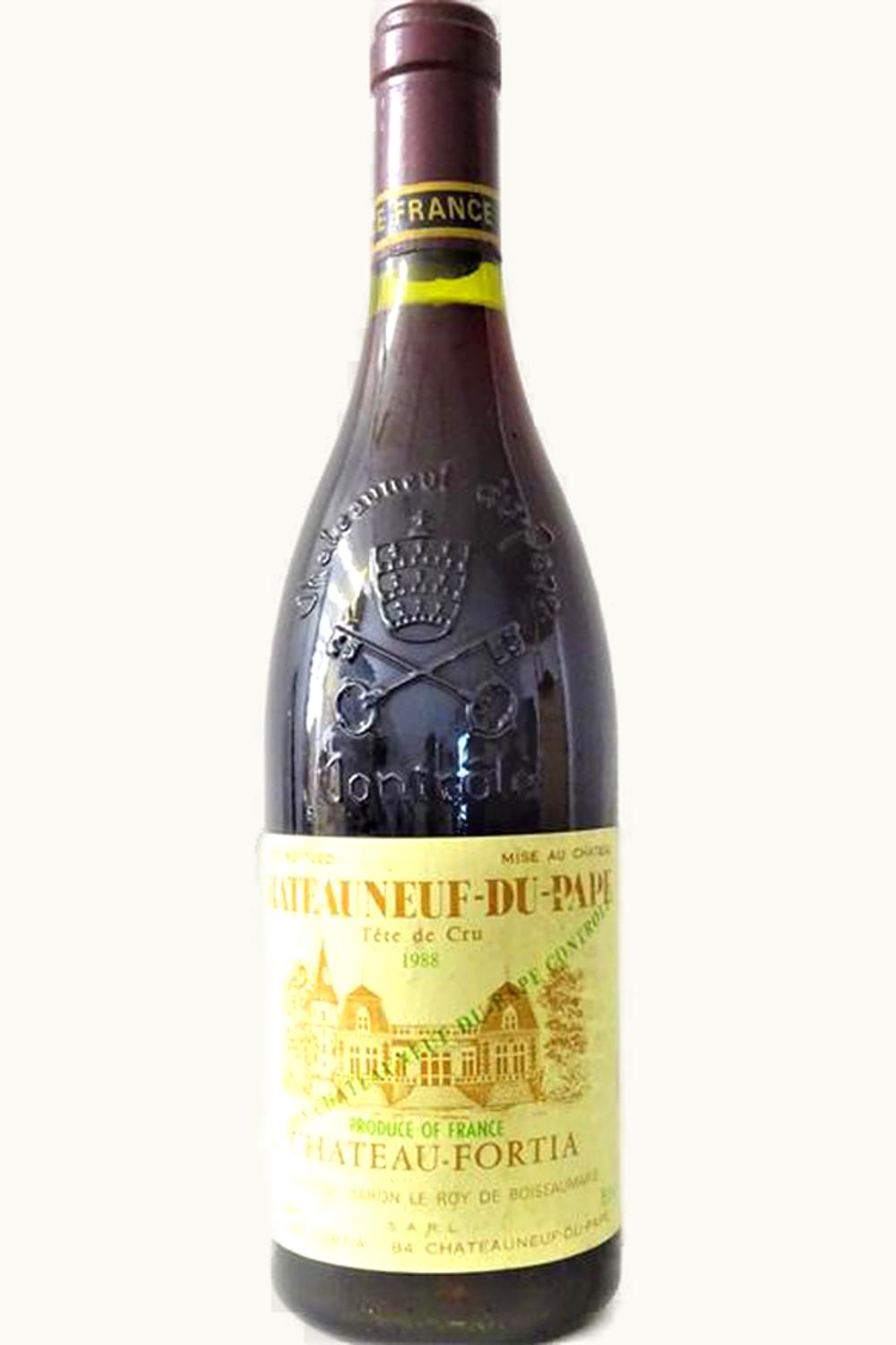 Fortia Fortia Tête de Cru Châteauneuf-du-Pape Rhône, 1988