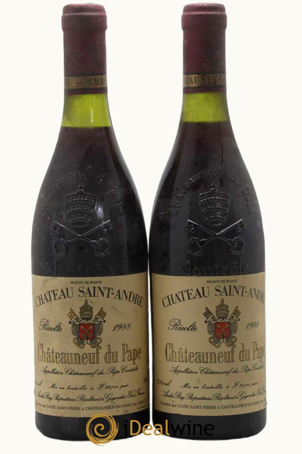 Clos St. André Clos St. André Châteauneuf-du-Pape Rhône, 1988