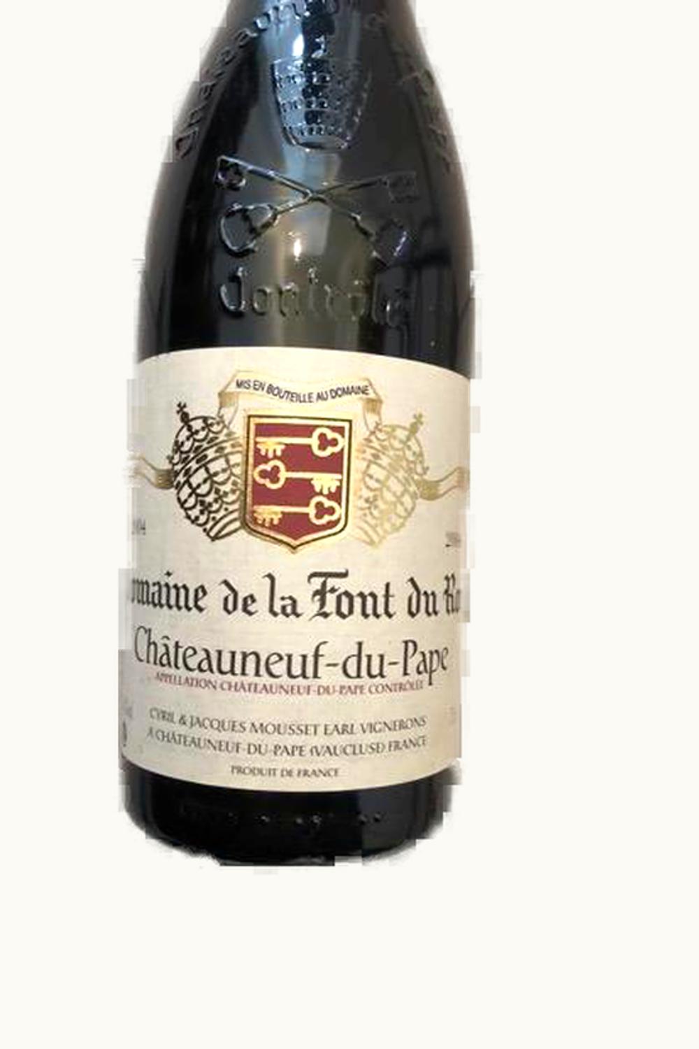 Domaine de la Font du Roi Domaine de la Font du Roi Châteauneuf-du-Pape Rhône, 1988