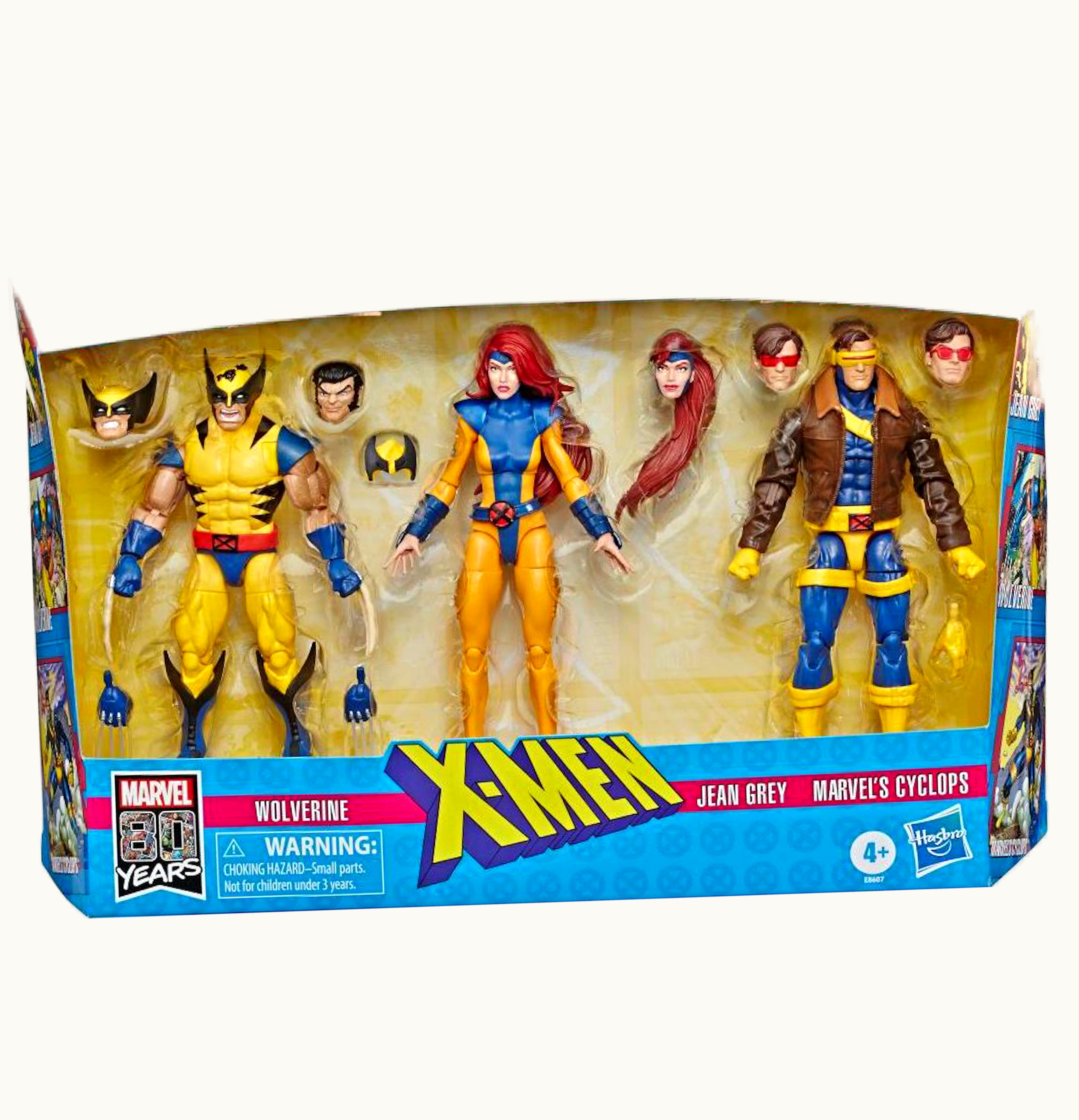 Hasbro Hasbro Marvel Legends X Men Wolverine Jean Grey Marvels Cyclops 3 Pack Action Figure