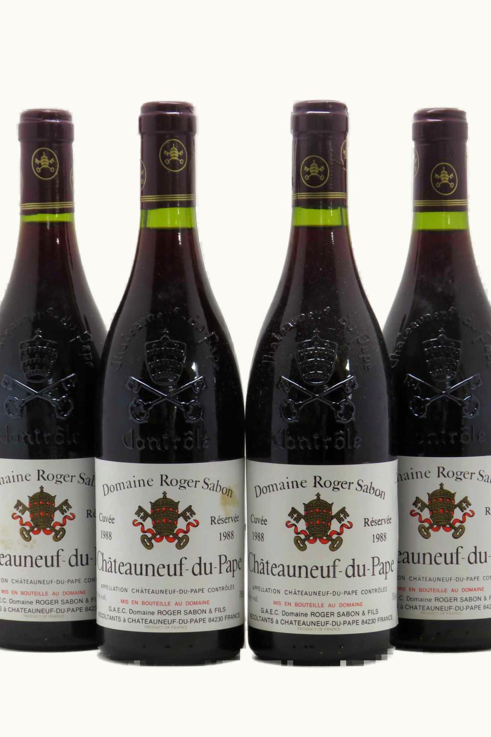 Roger Sabon Roger Sabon Châteauneuf-du-Pape Rhône, 1988