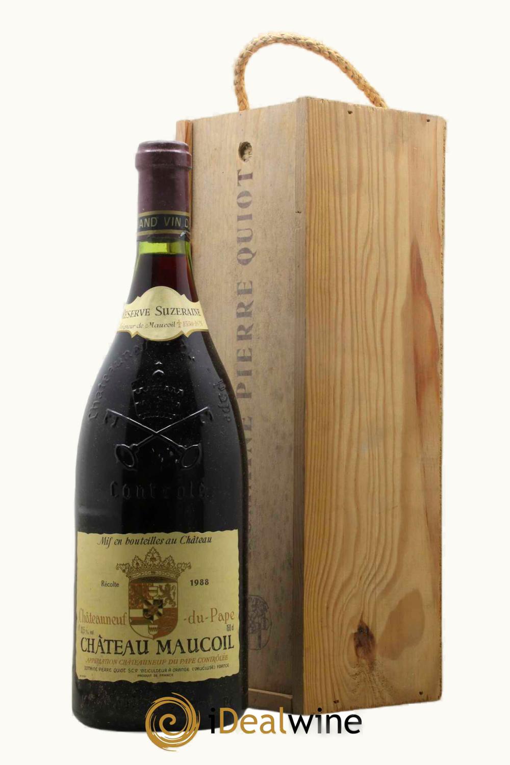 Maucoil Maucoil Réserve Suzeraine Châteauneuf-du-Pape Rhône, 1988