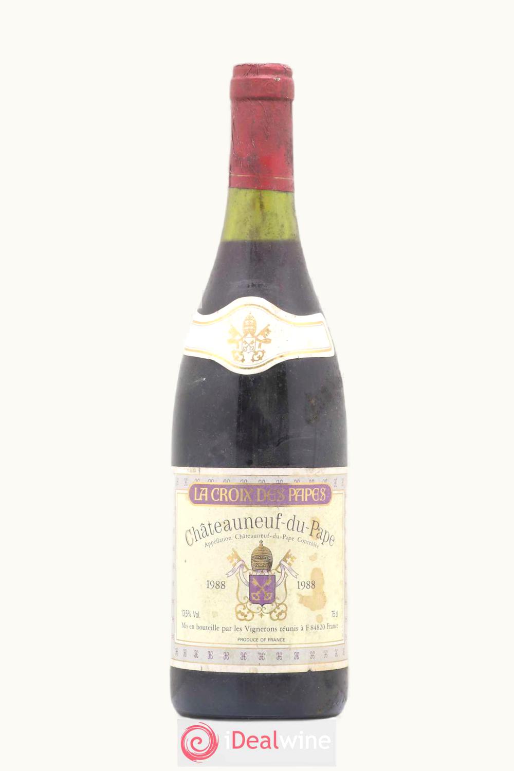 Les Vignerons Réunis Les Vignerons Réunis Châteauneuf-du-Pape Rhône, 1988
