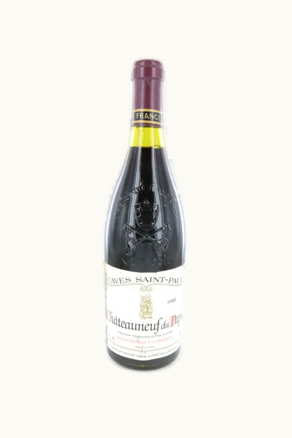 Cave St. Paul Cave St. Paul Châteauneuf-du-Pape Rhône, 1988