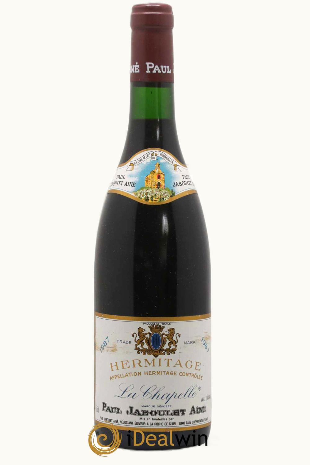 Paul Jaboulet Aîné Paul Jaboulet Aîné La Chapelle Hermitage Rhône, 1987