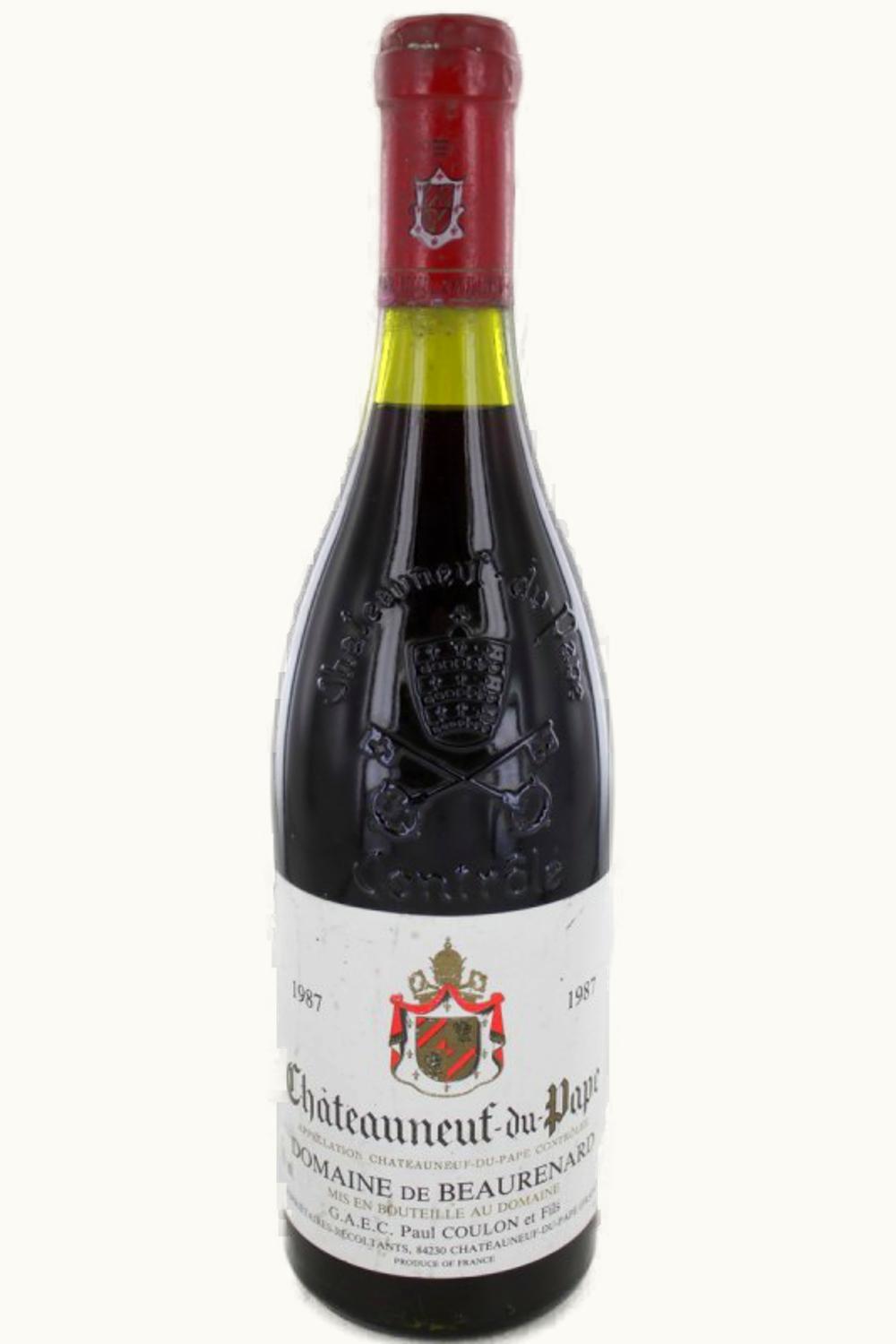Domaine de Beaurenard Domaine de Beaurenard Châteauneuf-du-Pape Rhône, 1987