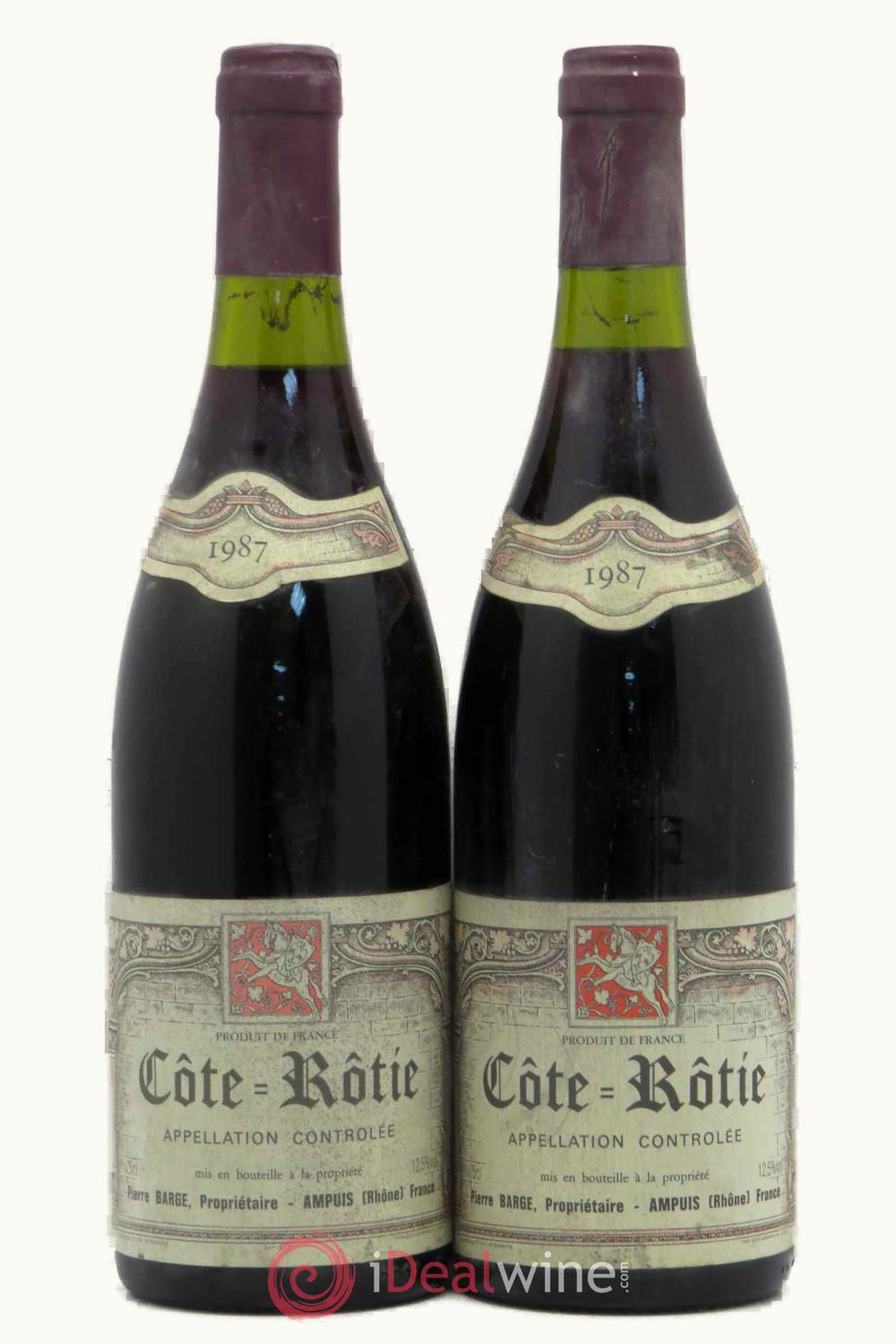 Domaine Barge Domaine Barge Côte-Rôtie Rhône, 1987
